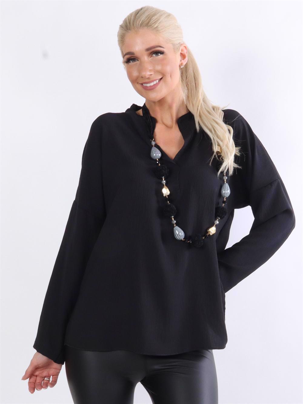 Ginny - Simpel tunika med v-udskæring