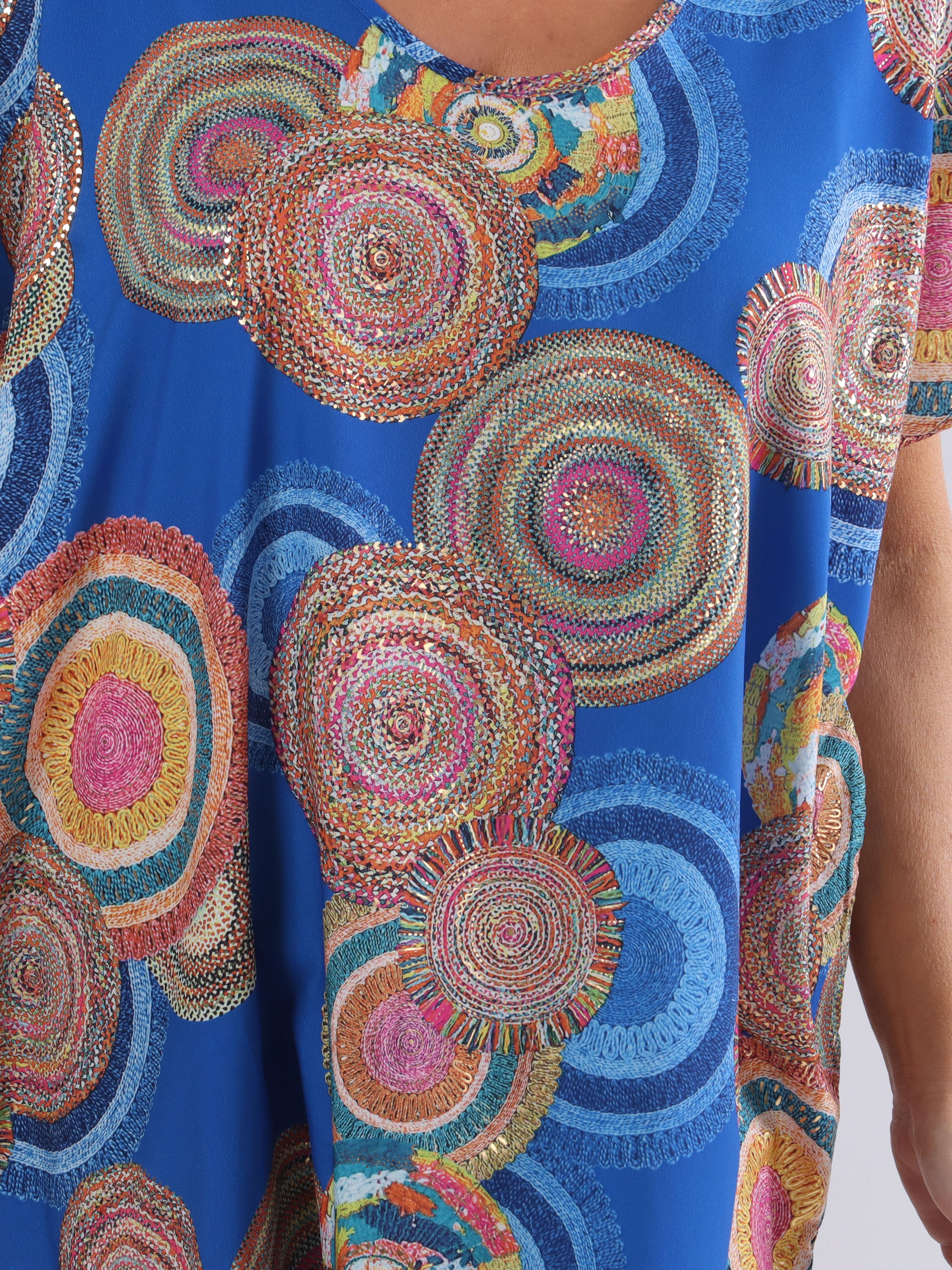 Helena - Let og luftig plus size kjole i silke