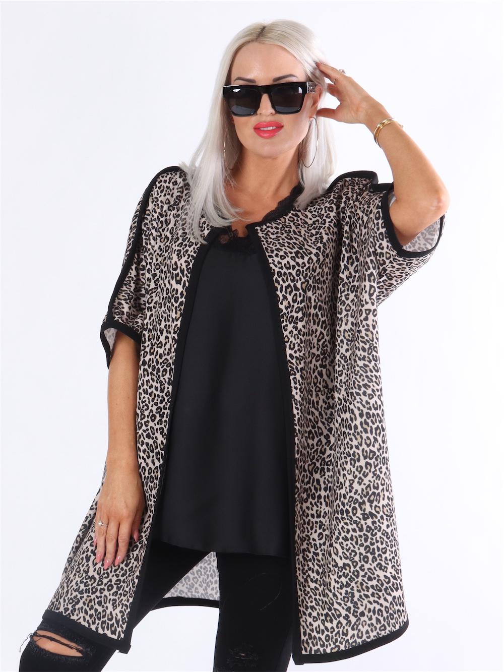 Shakira - Sort simpel cardigan