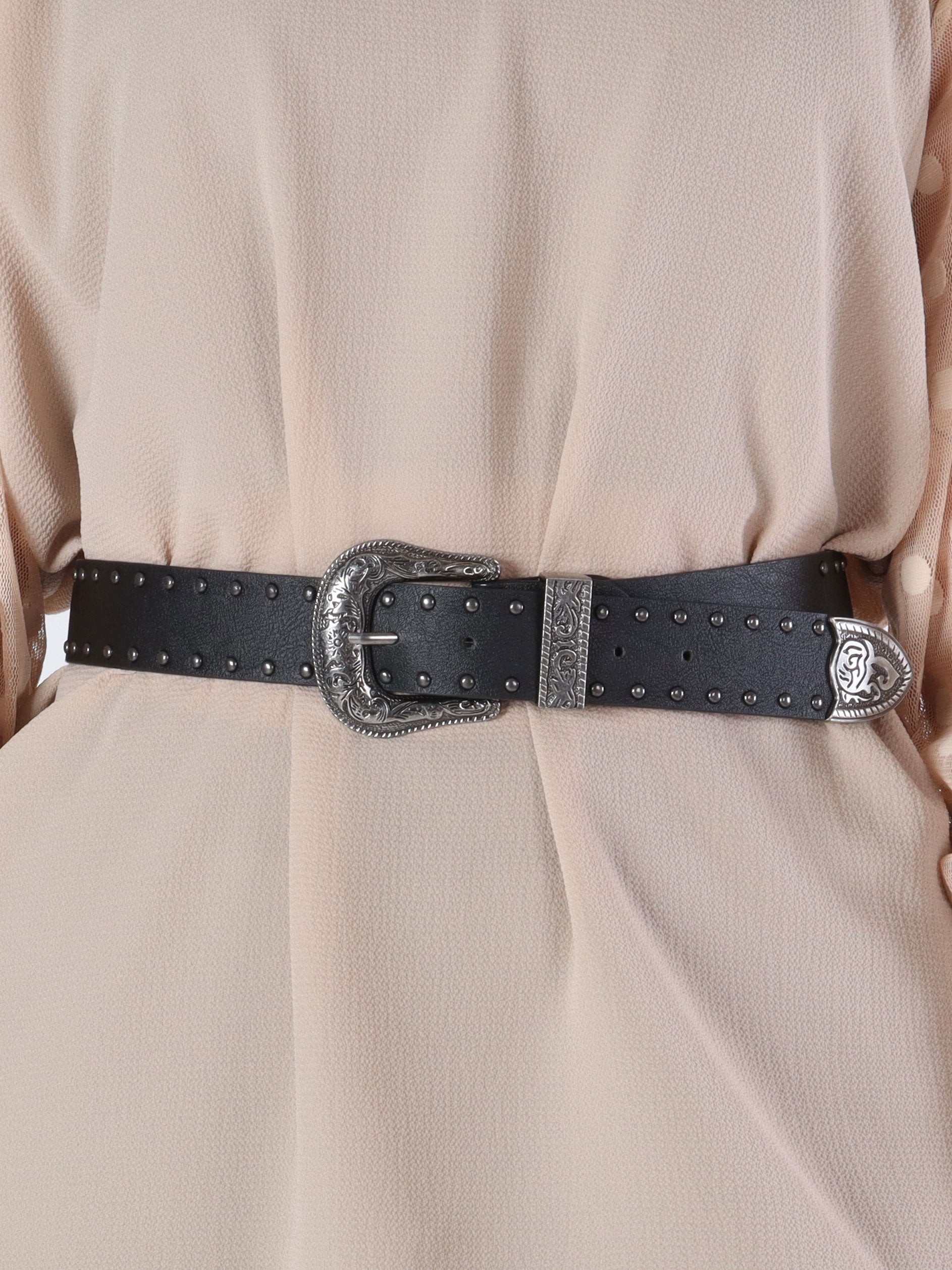 Khadija - Bælte med guld detaljer og spænde