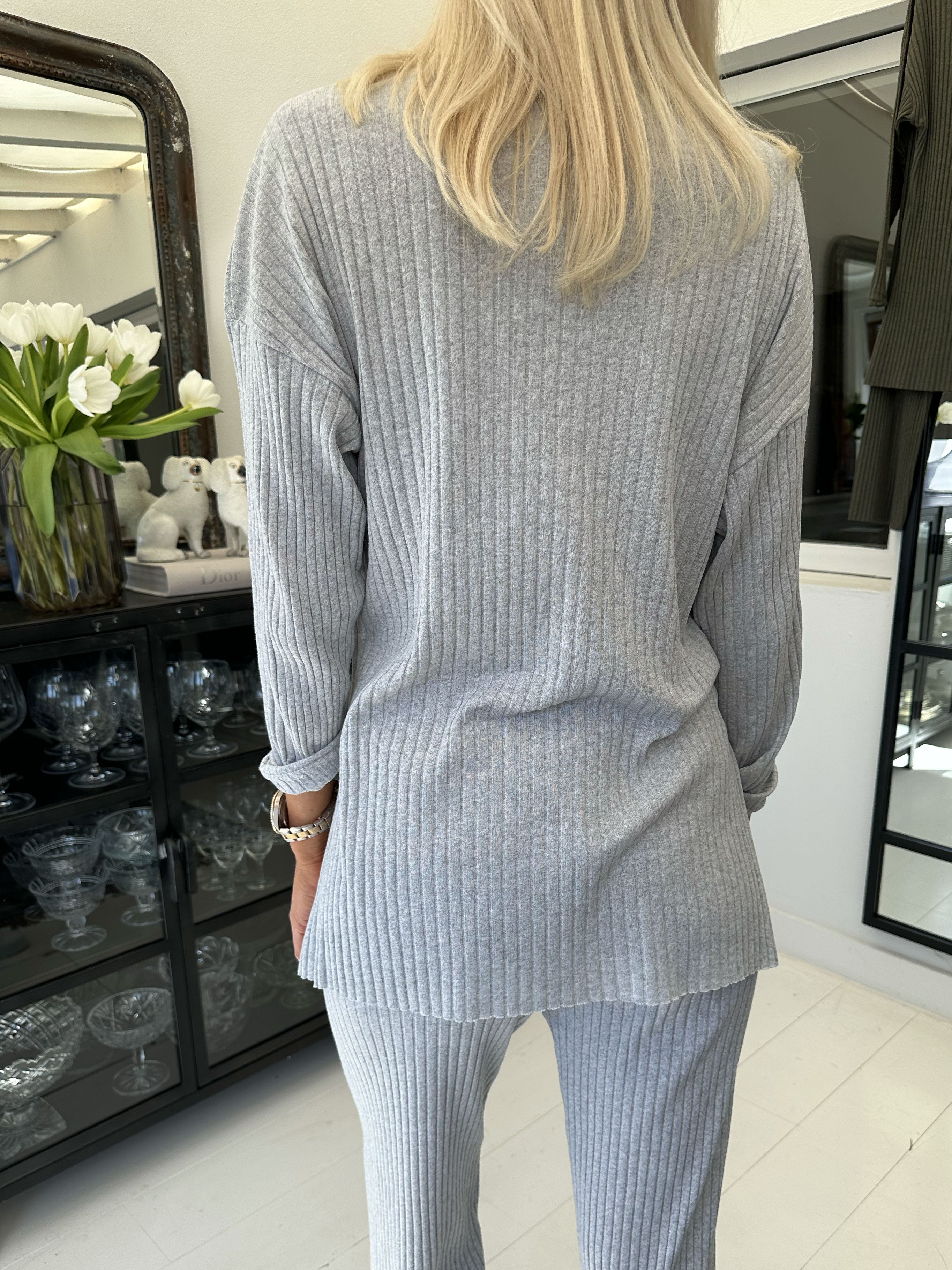 Sonne - Lækkert ribbet striksæt