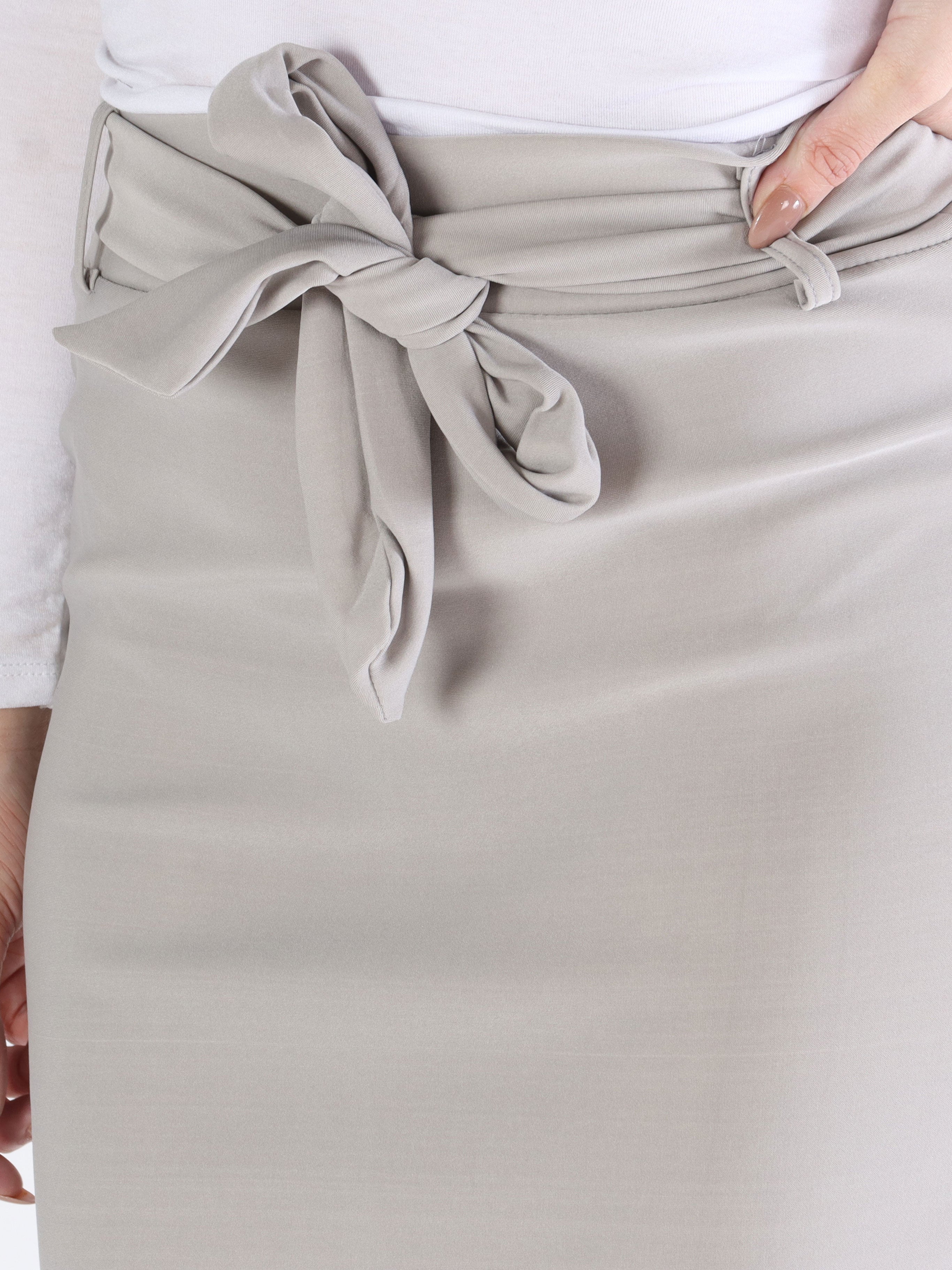 Dakota - Nederdel i elastisk stof med bindebånd