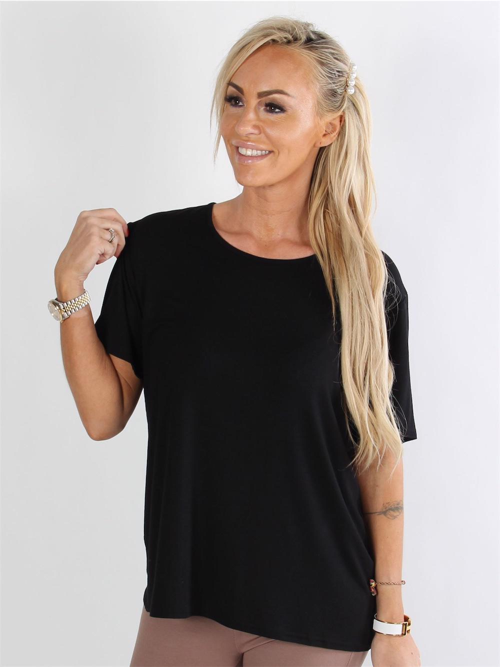 Bologna - Sort basic t-shirt