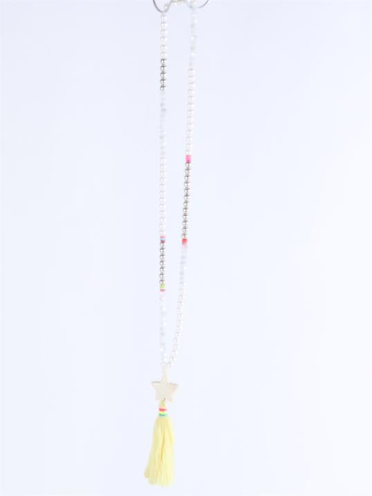 Sannah - Perlehalskæde med stjerne og kvast