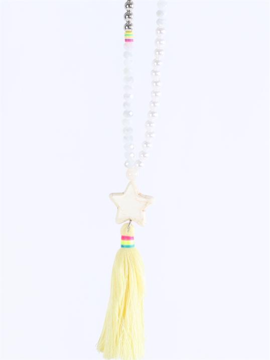 Sannah - Perlehalskæde med stjerne og kvast