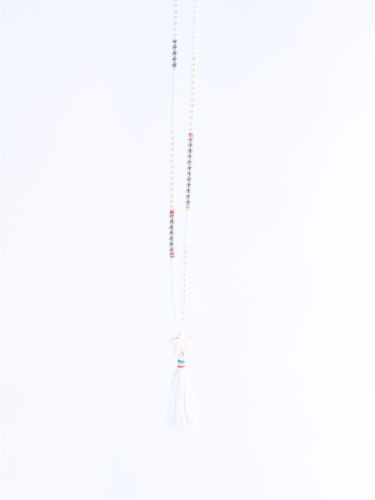 Sannah - Perlehalskæde med stjerne og kvast