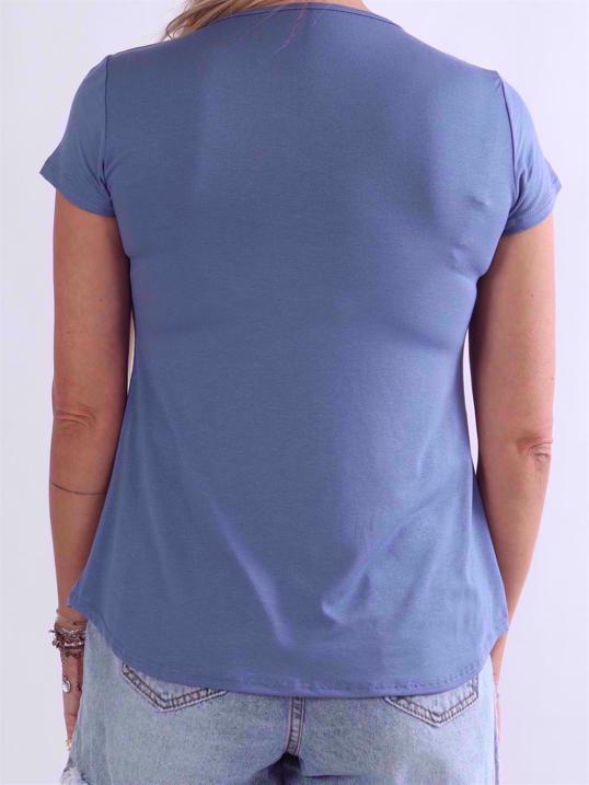 Otine Short - Basic bluse med korte ærmer (bestseller)