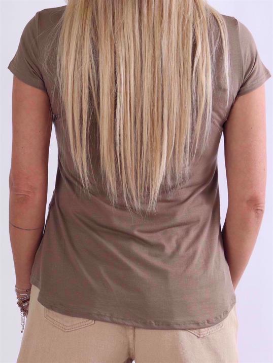 Otine Short - Basic bluse med korte ærmer (bestseller)