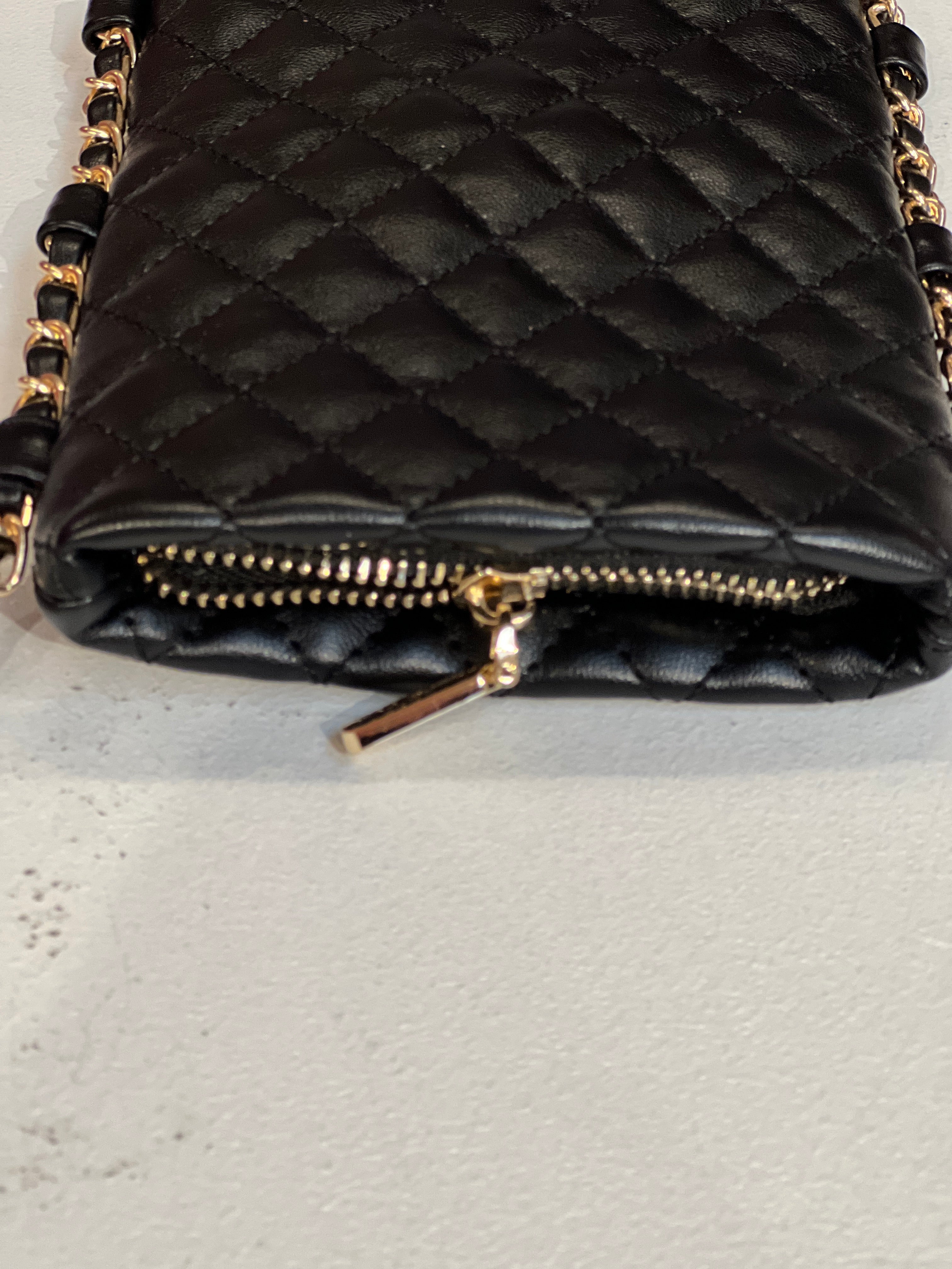 Caroline - Lille taske med guldkæde