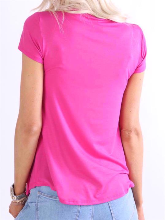 Otine Short - Basic bluse med korte ærmer (bestseller)