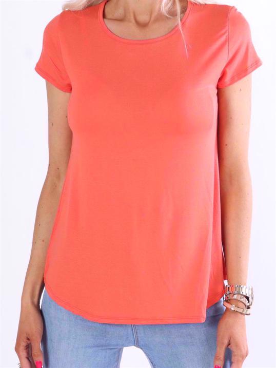 Otine Short - Basic bluse med korte ærmer (bestseller)