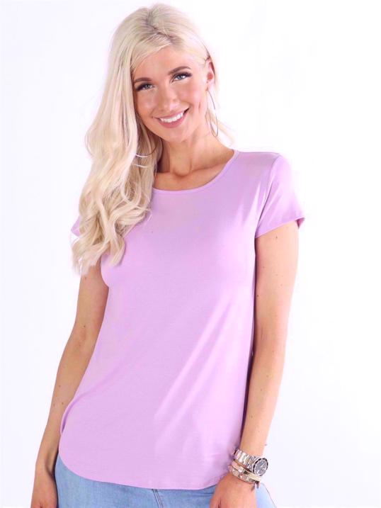 Otine Short - Basic bluse med korte ærmer (bestseller)