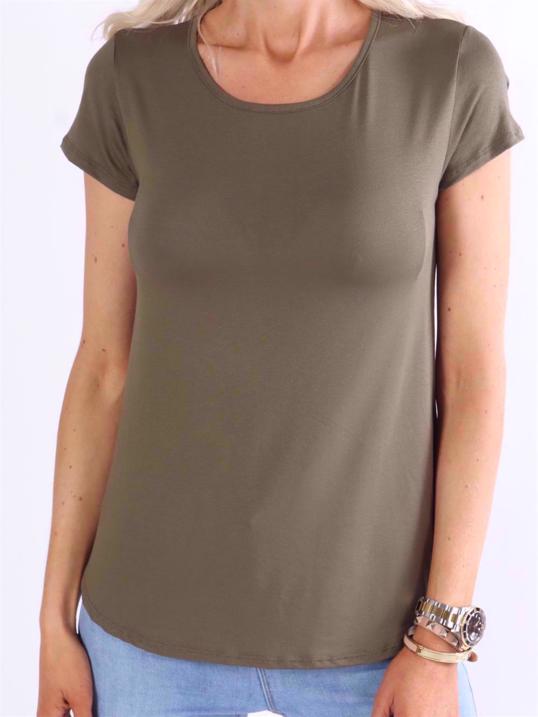 Otine Short - Basic bluse med korte ærmer (bestseller)
