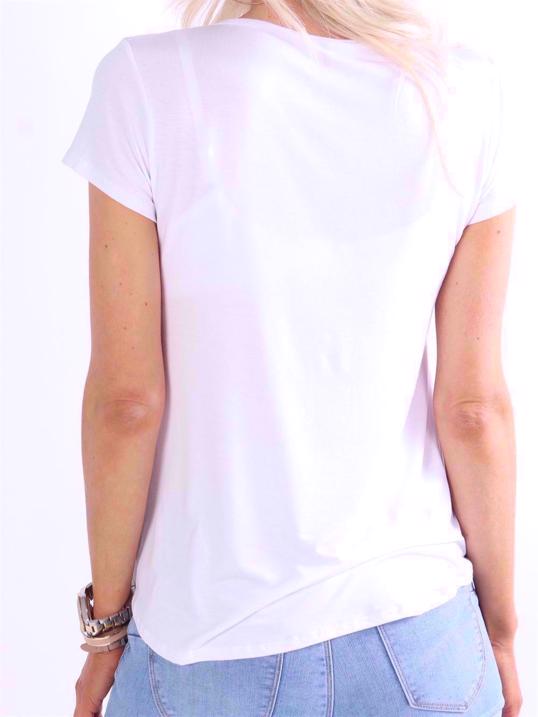 Otine Short - Basic bluse med korte ærmer (bestseller)