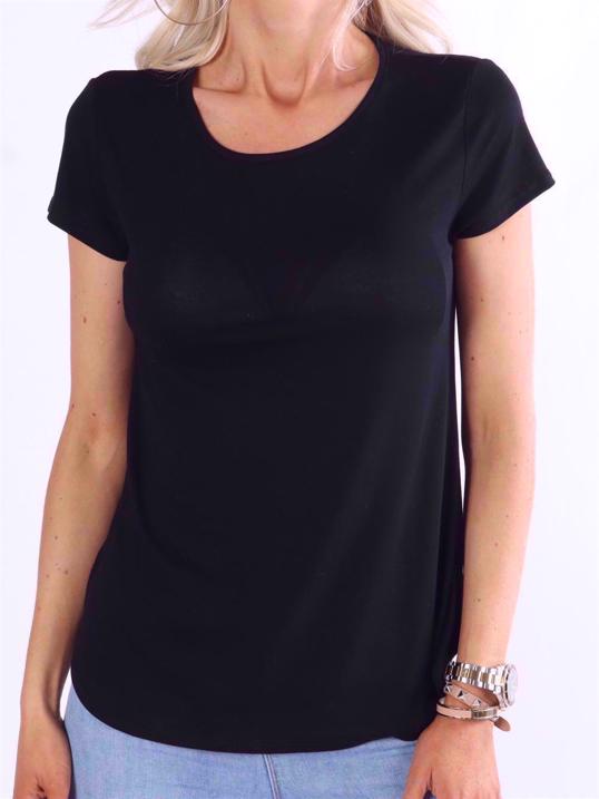 Otine Short - Basic bluse med korte ærmer (bestseller)