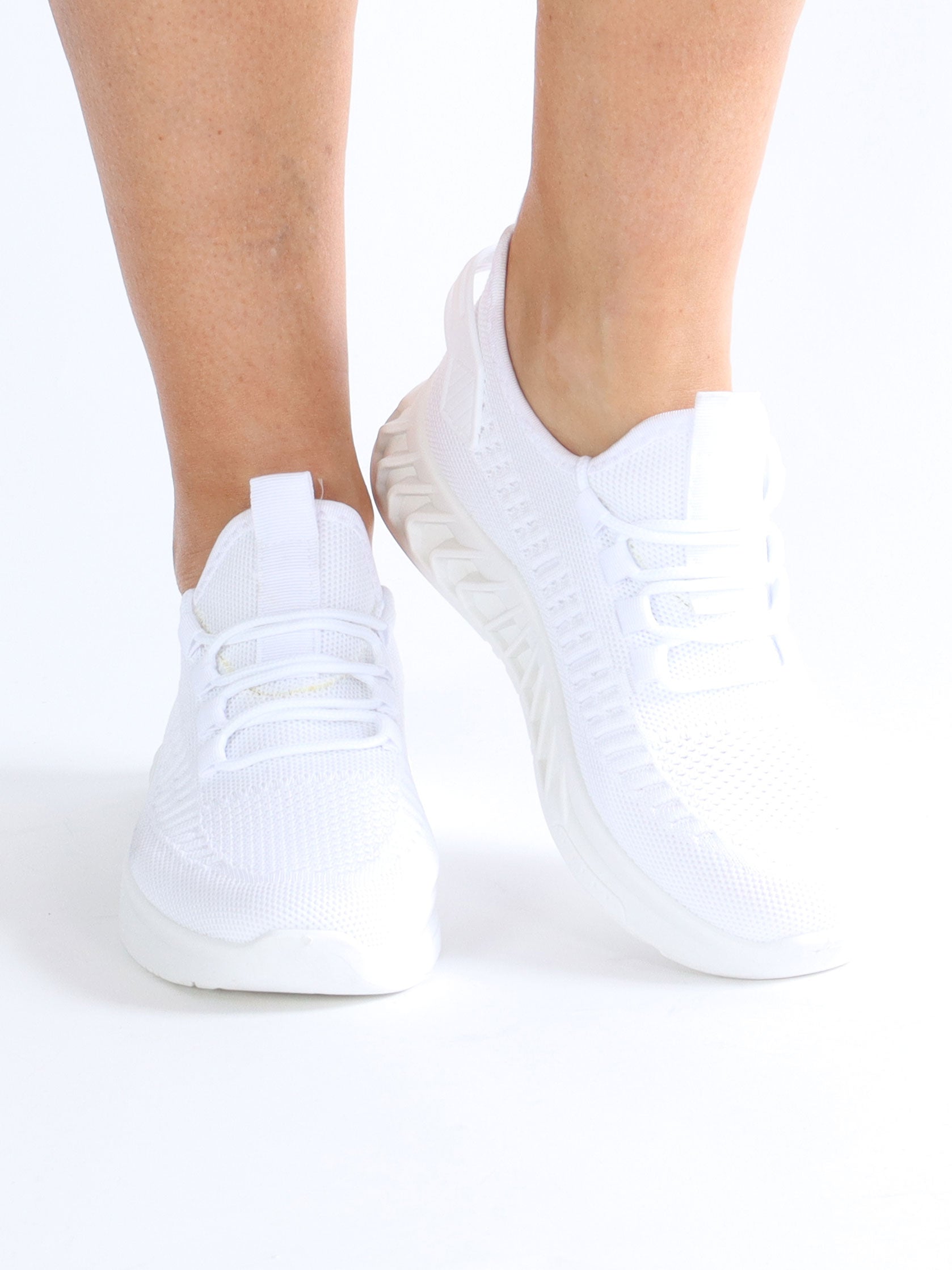 Dinah - Lette sokkesneakers med gummisål