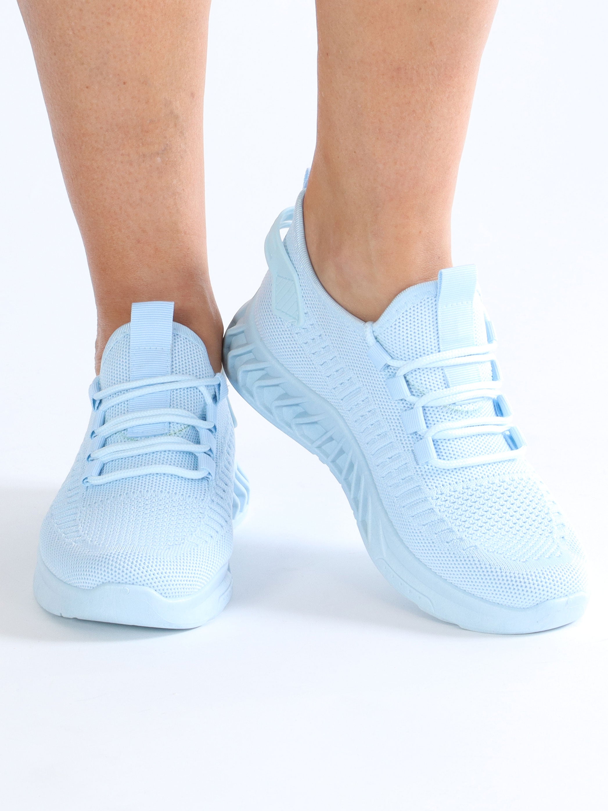 Dinah - Lette sokkesneakers med gummisål