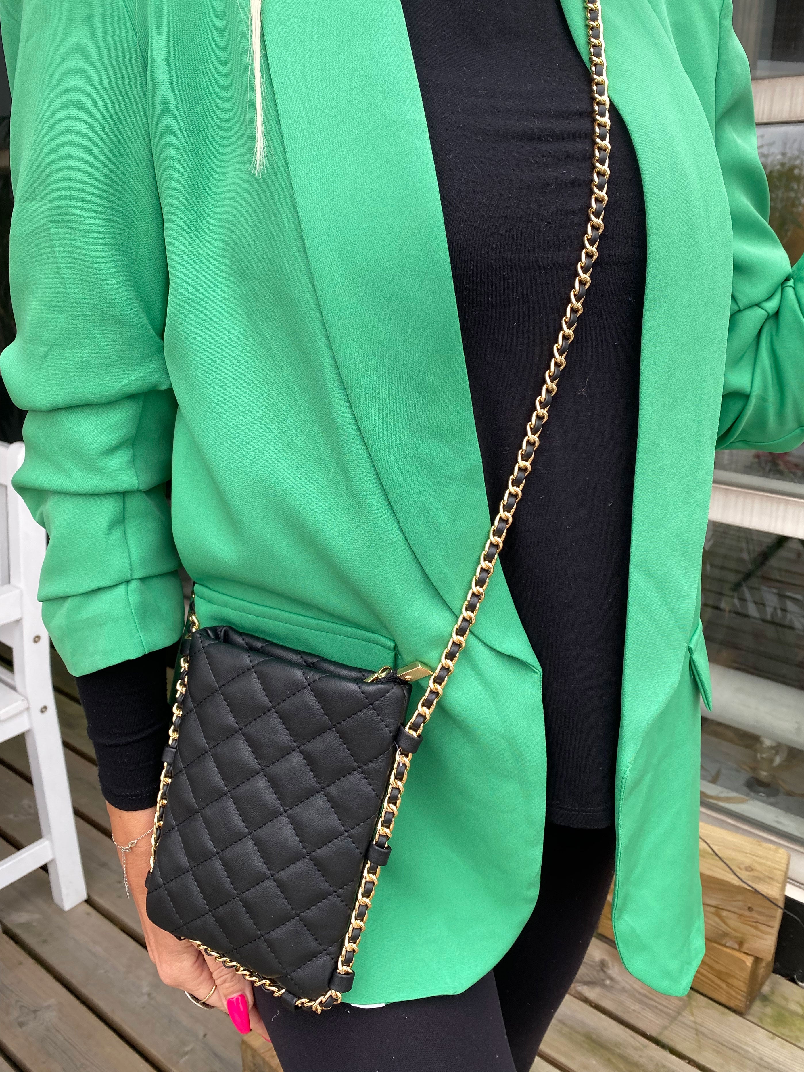 Caroline - Lille taske med guldkæde