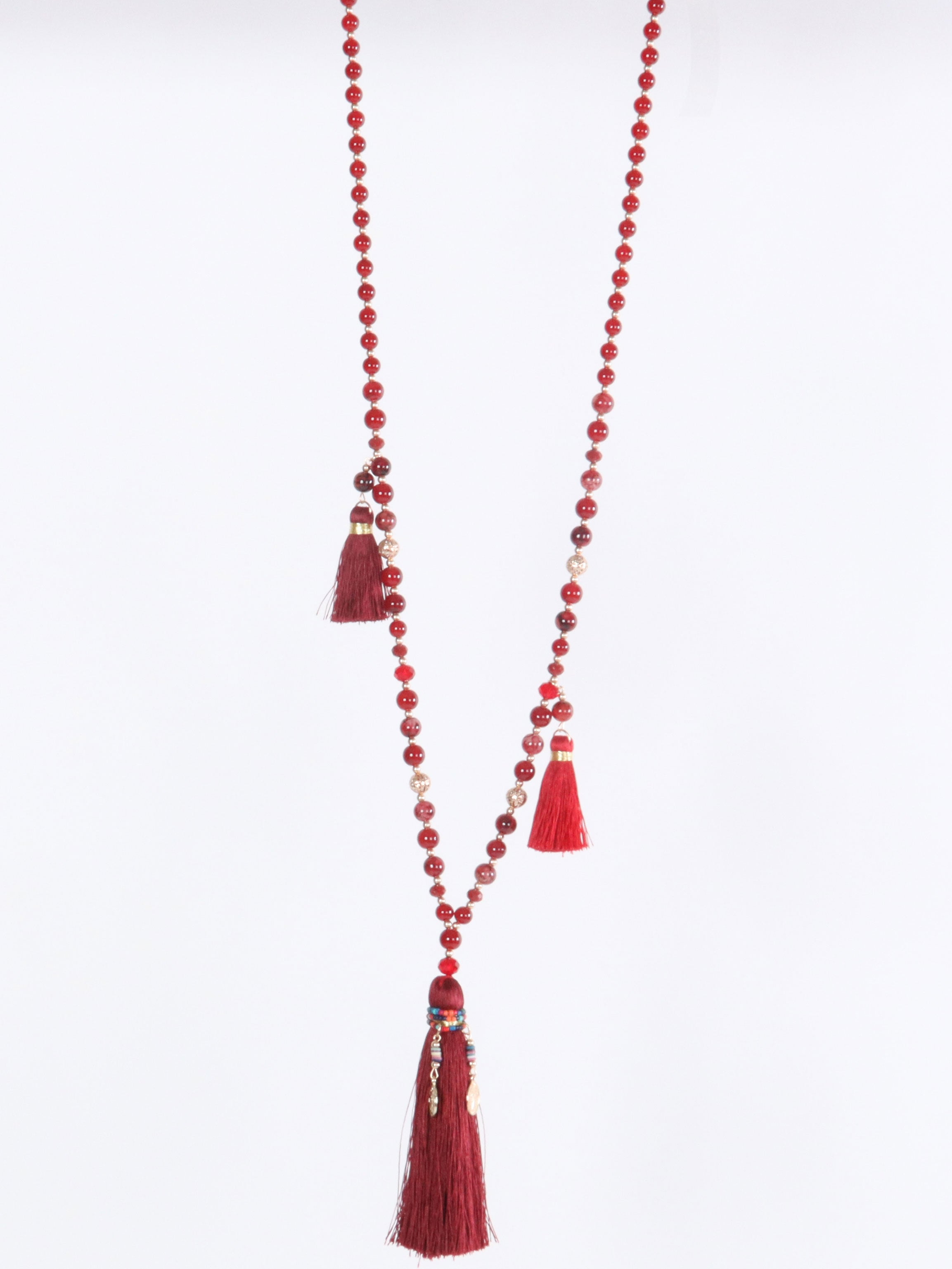 Isabella - Perlekæde med stor kvast