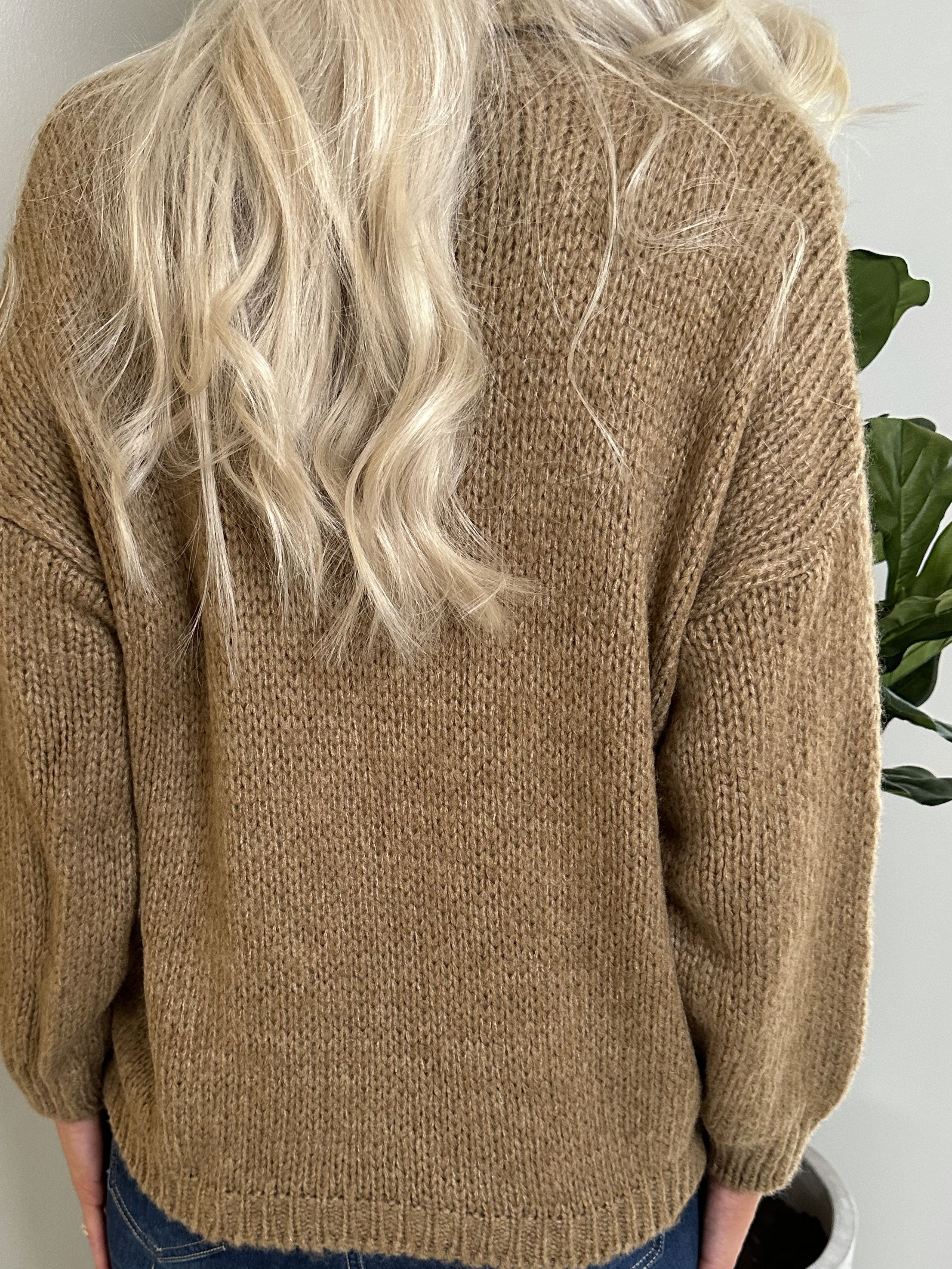 Marlena - Sød blød strik med rullekrave