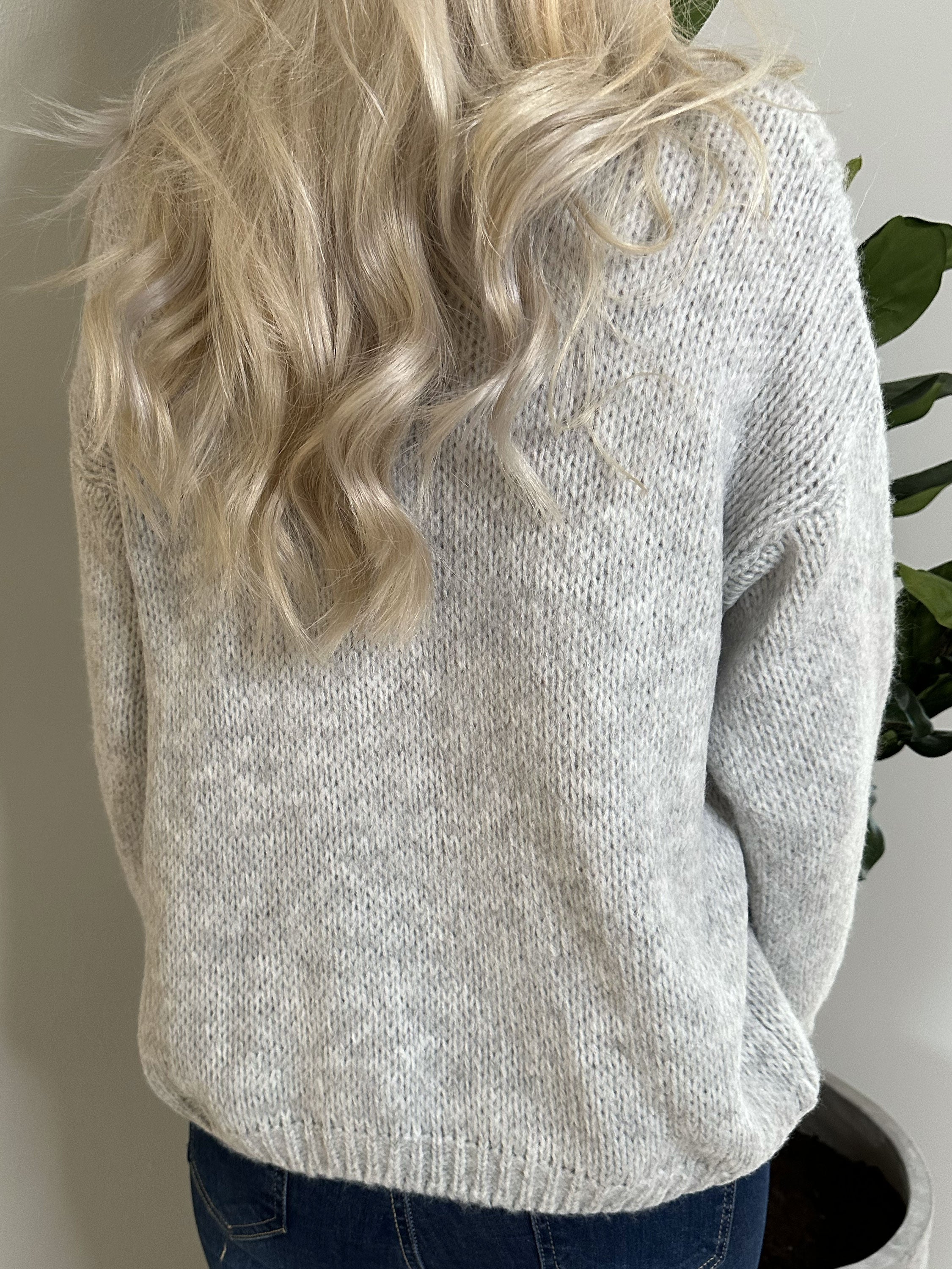 Marlena - Sød blød strik med rullekrave