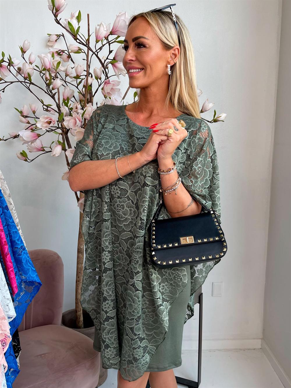 Kenya New Lace - Tunikakjole med blondelag