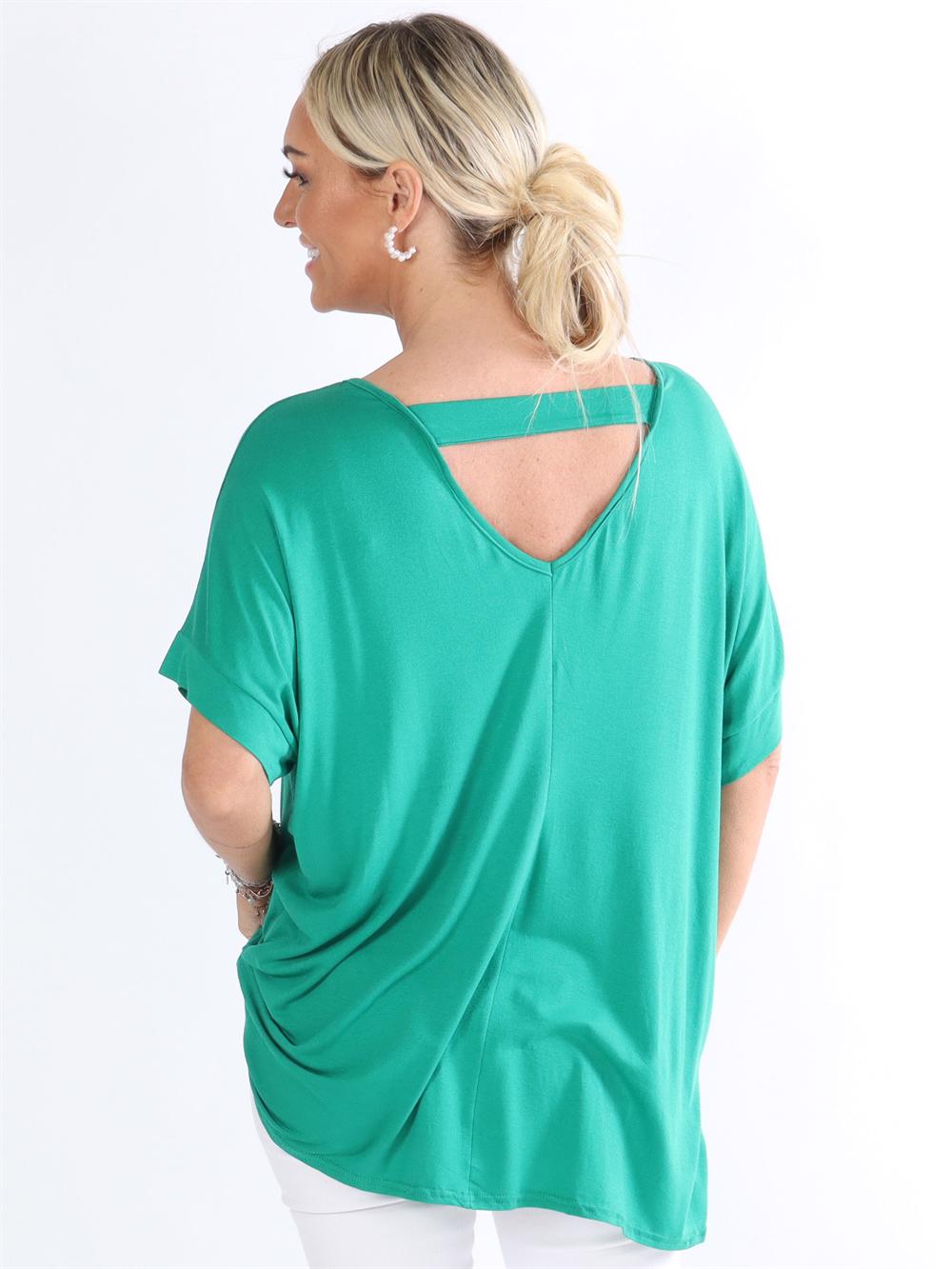 Ella Shirt - Bluse med hul i ryggen