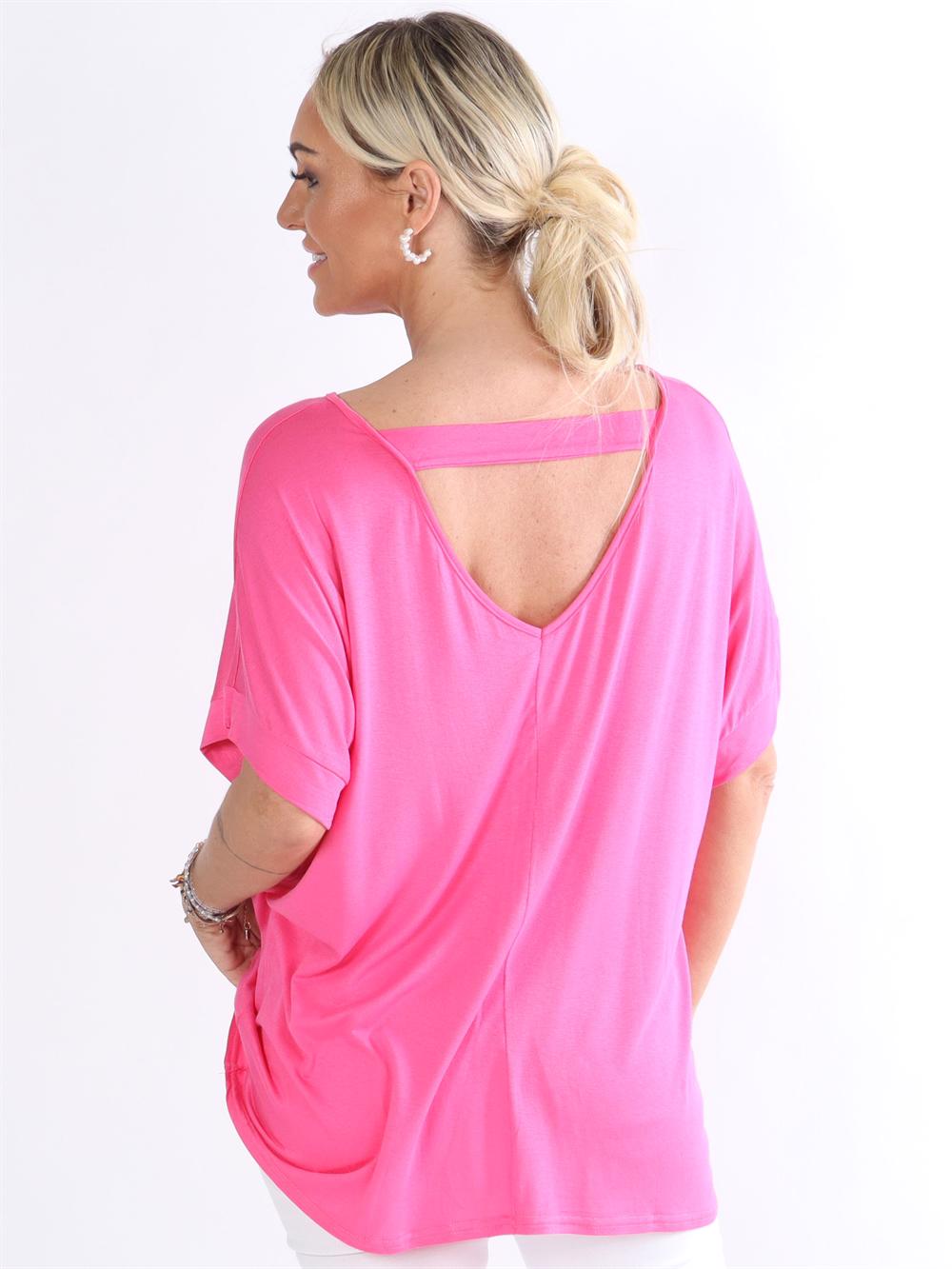 Ella Shirt - Bluse med hul i ryggen