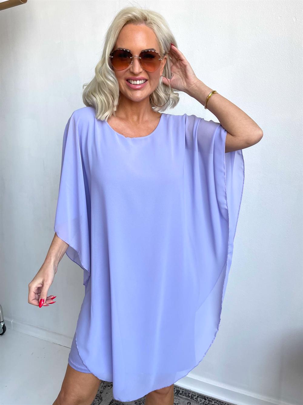 Kenya - Tunikakjole med chiffonlag