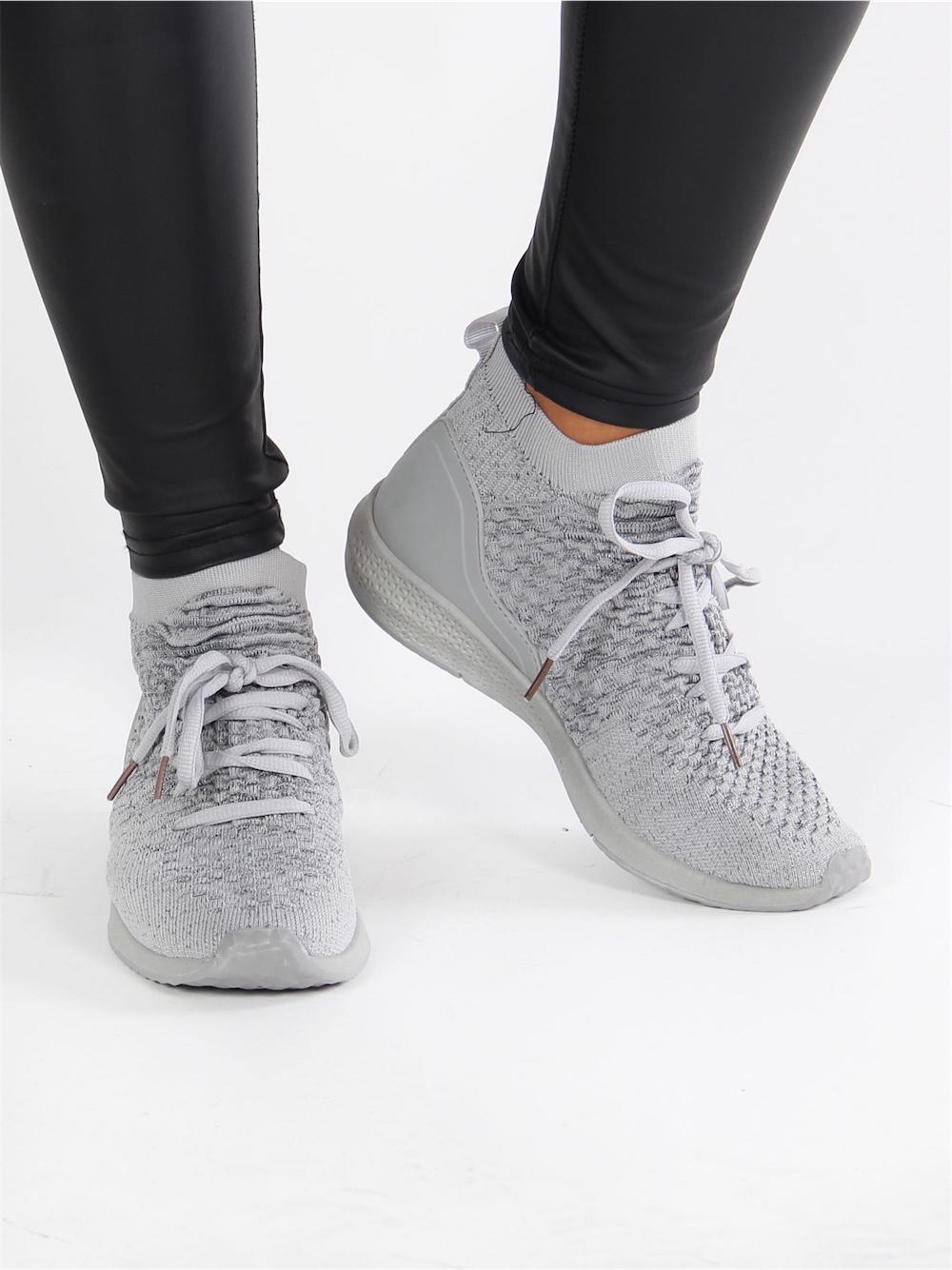 Lottie - Sokkesneakers med snørebånd