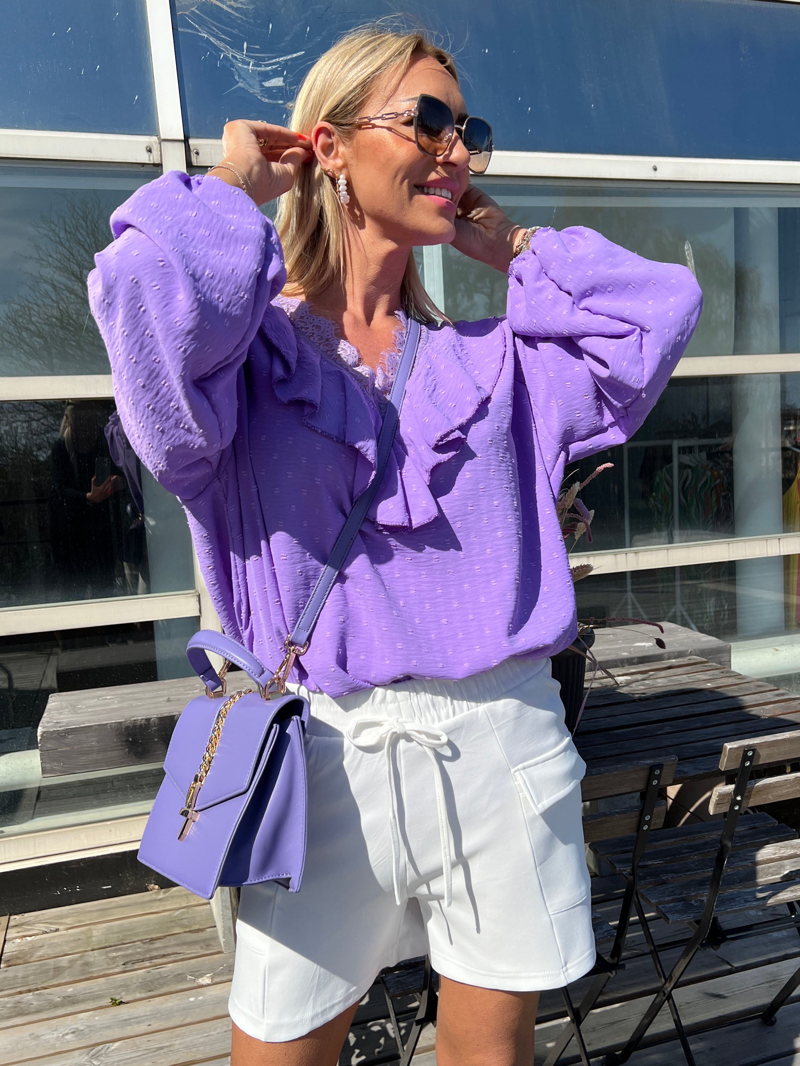 Zelma - Shorts med lommer