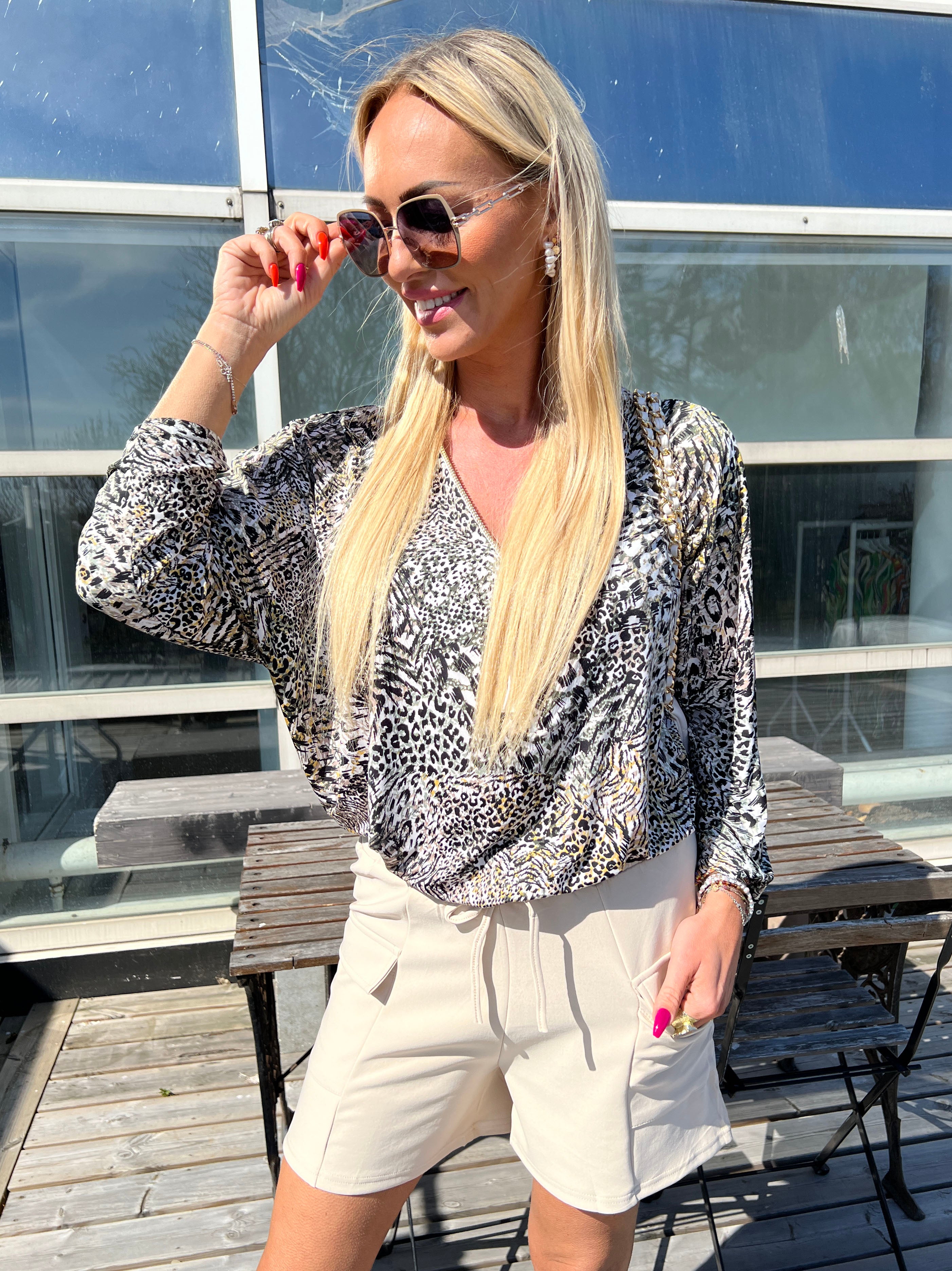 Zelma - Shorts med lommer