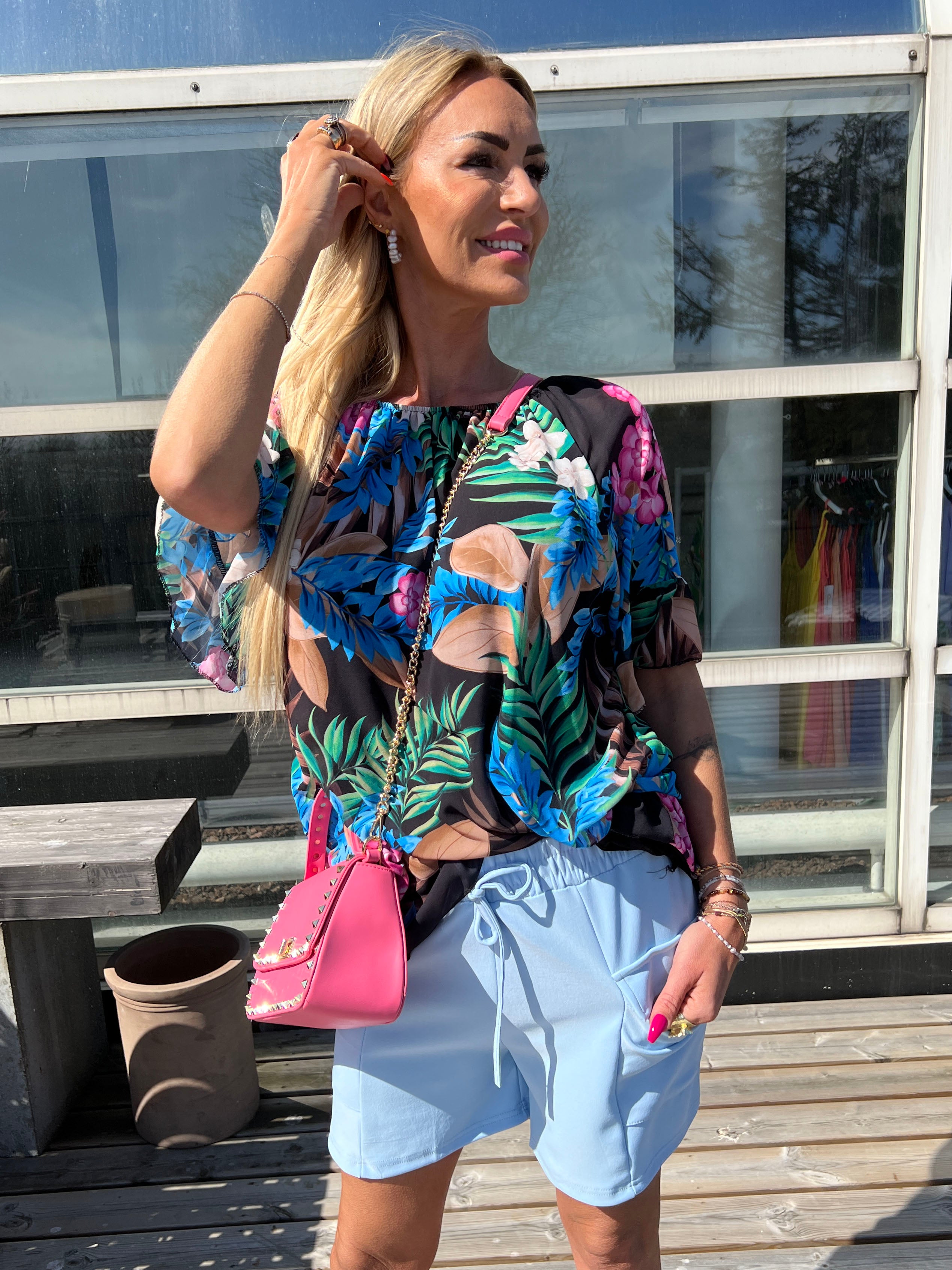 Zelma - Shorts med lommer