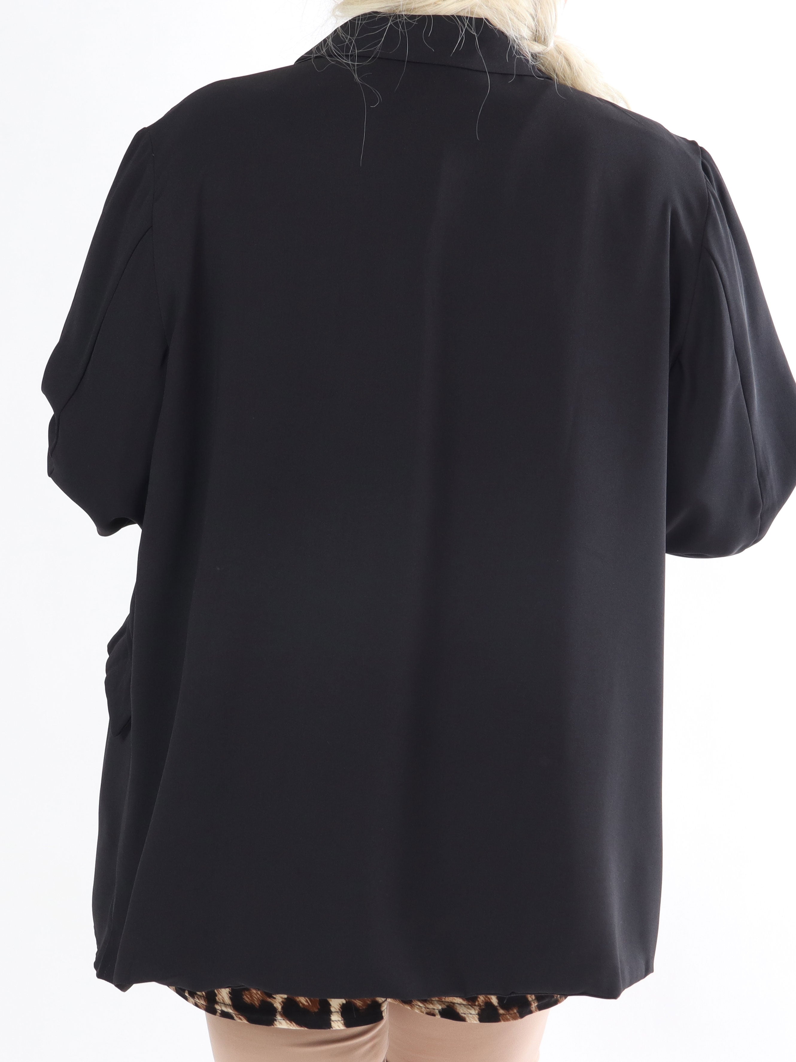 Vilja - Sort let blazerjakke