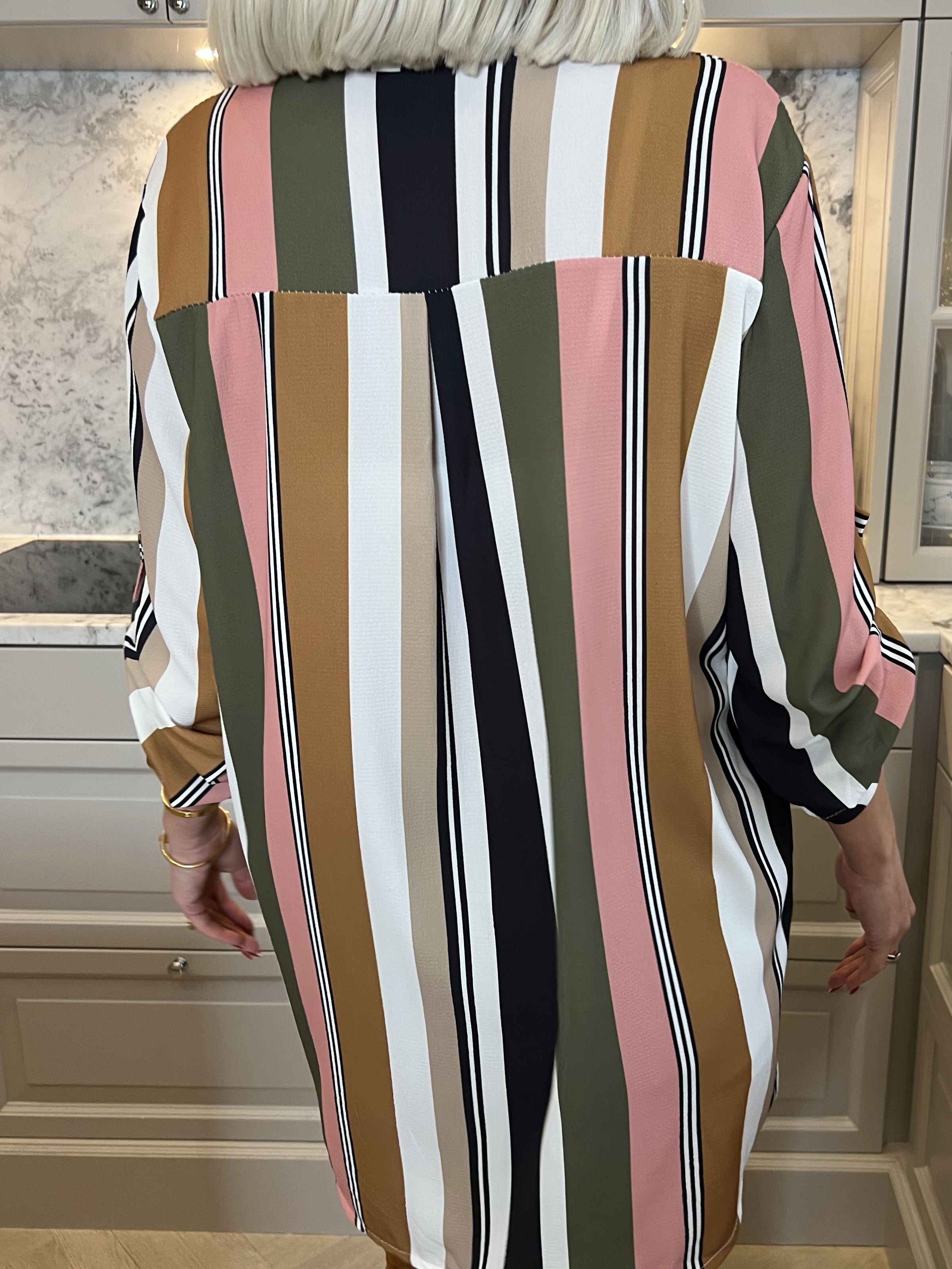 Vanesa Stripe - Let og luftig stribet tunika