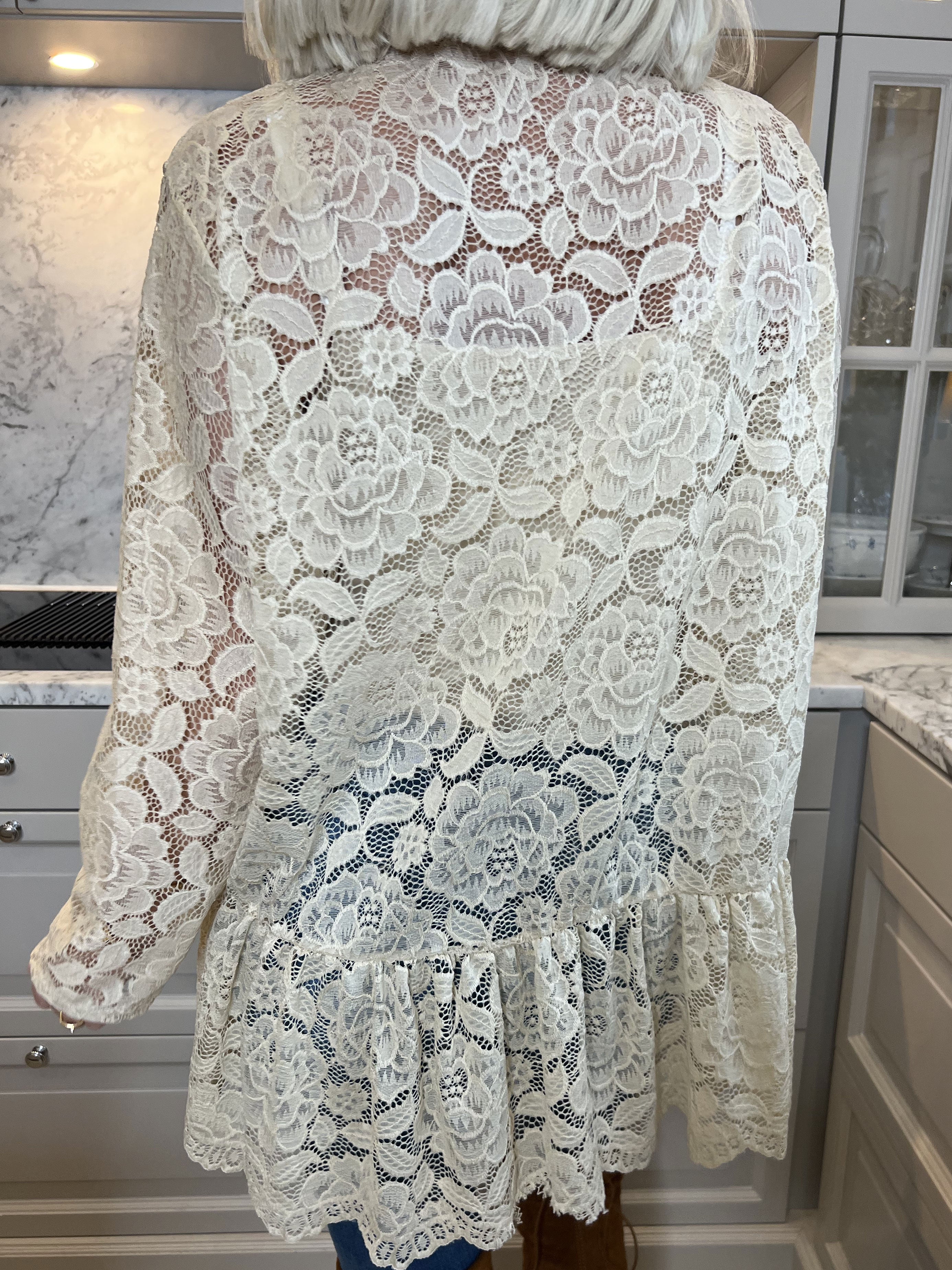 Natalya - Sød og feminin blonde tunika