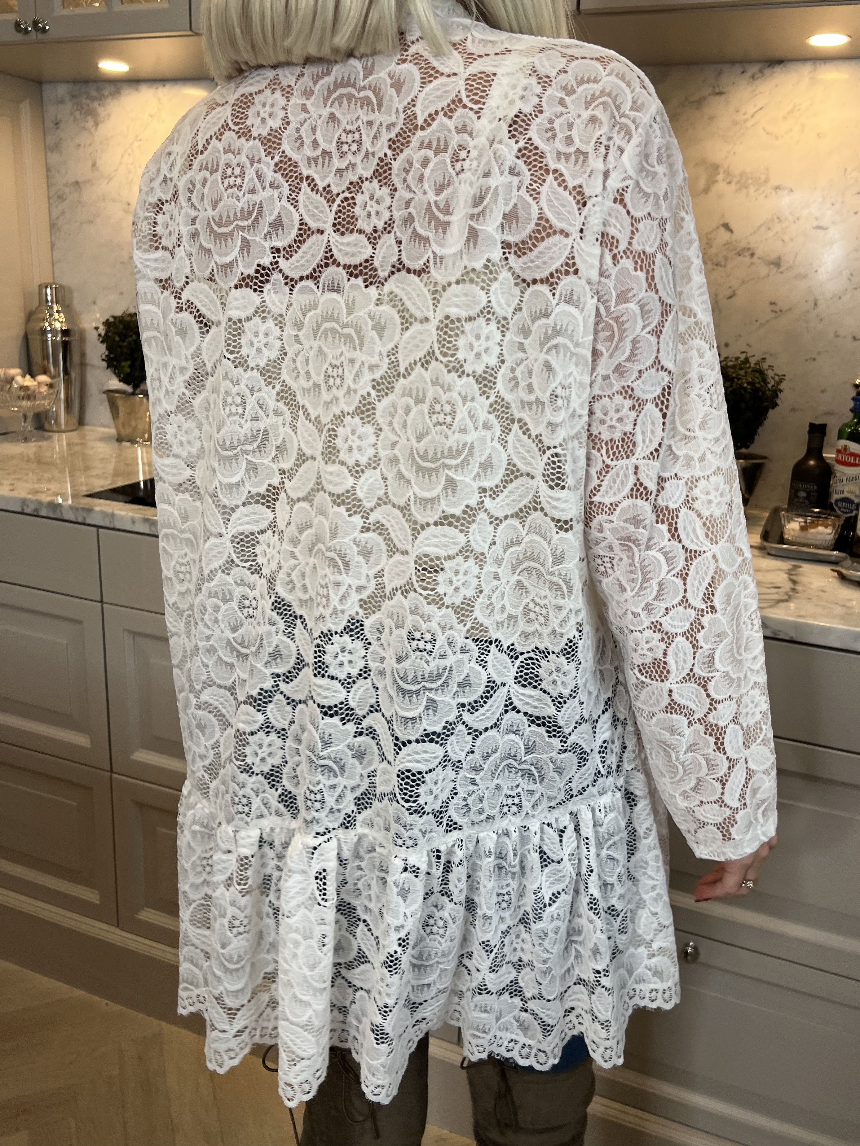 Natalya - Sød og feminin blonde tunika