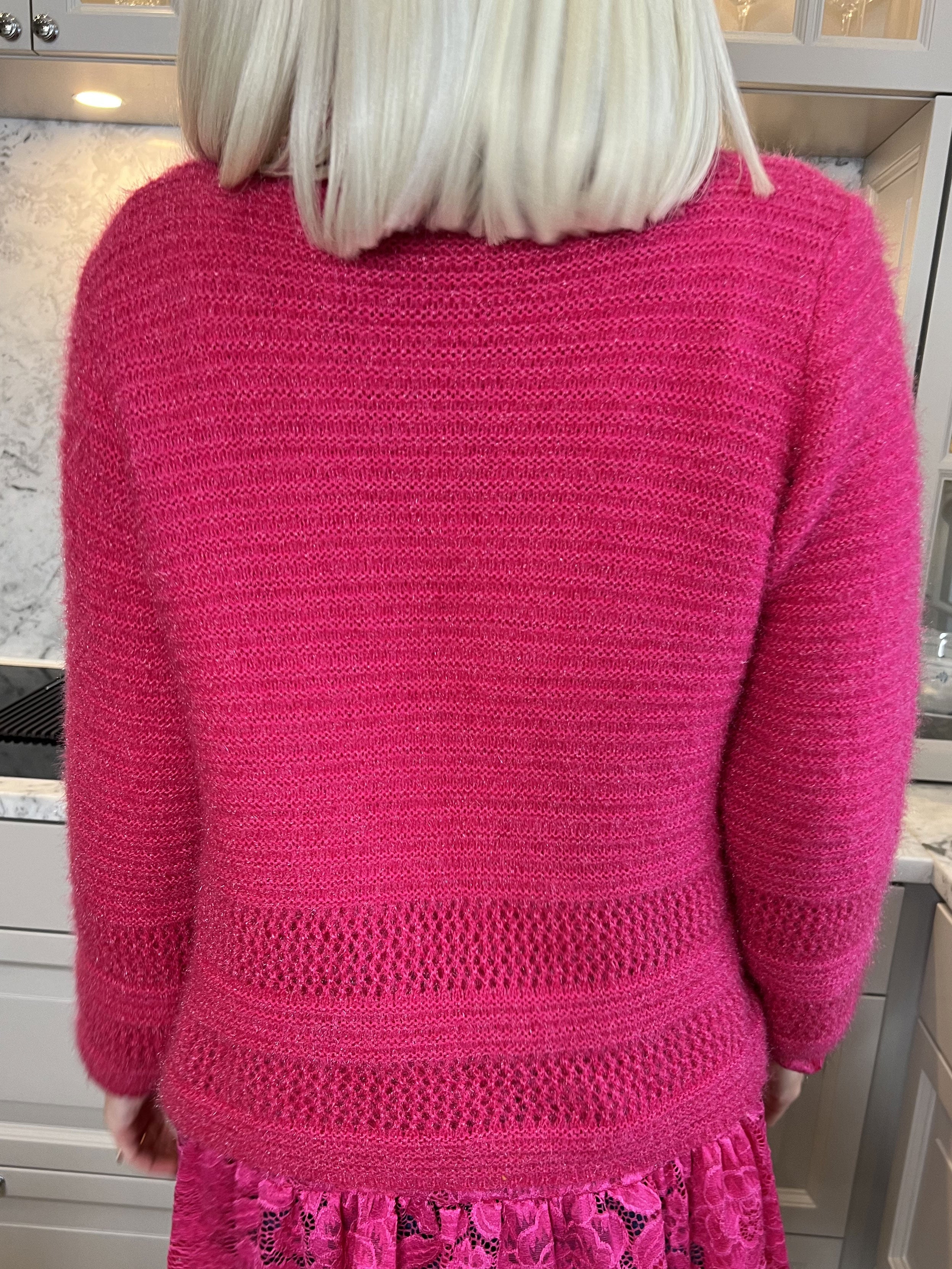 Melly - Blød cardigan med en knap