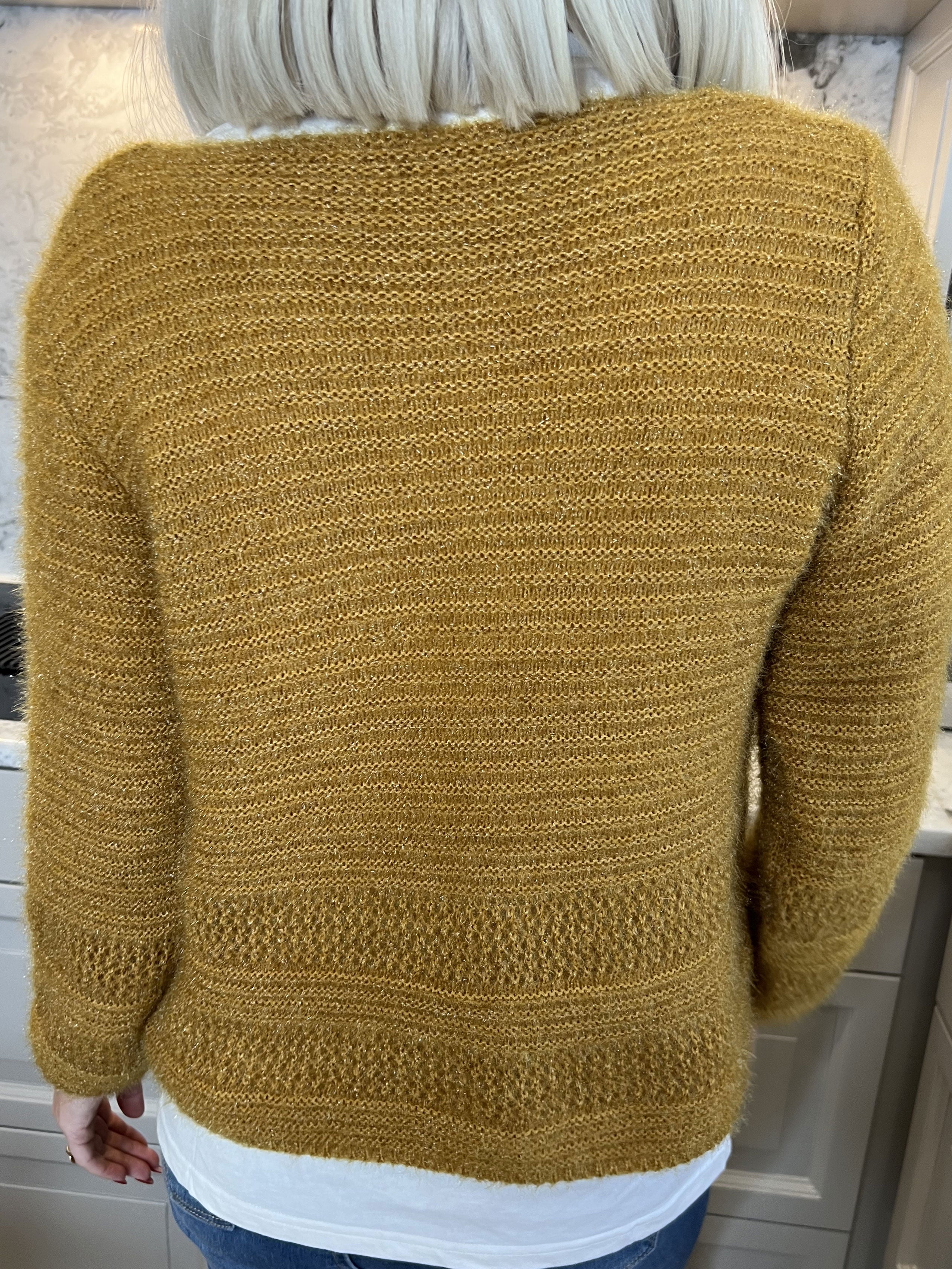 Melly - Blød cardigan med en knap