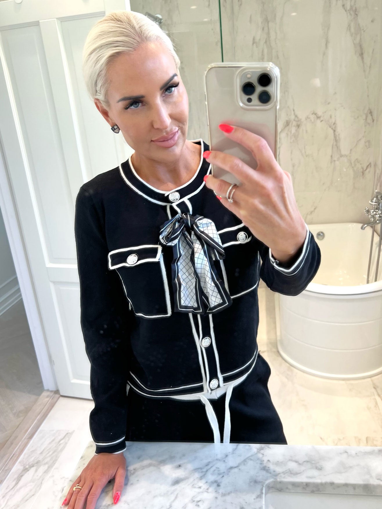 Zola - Klassisk striksæt med knapper