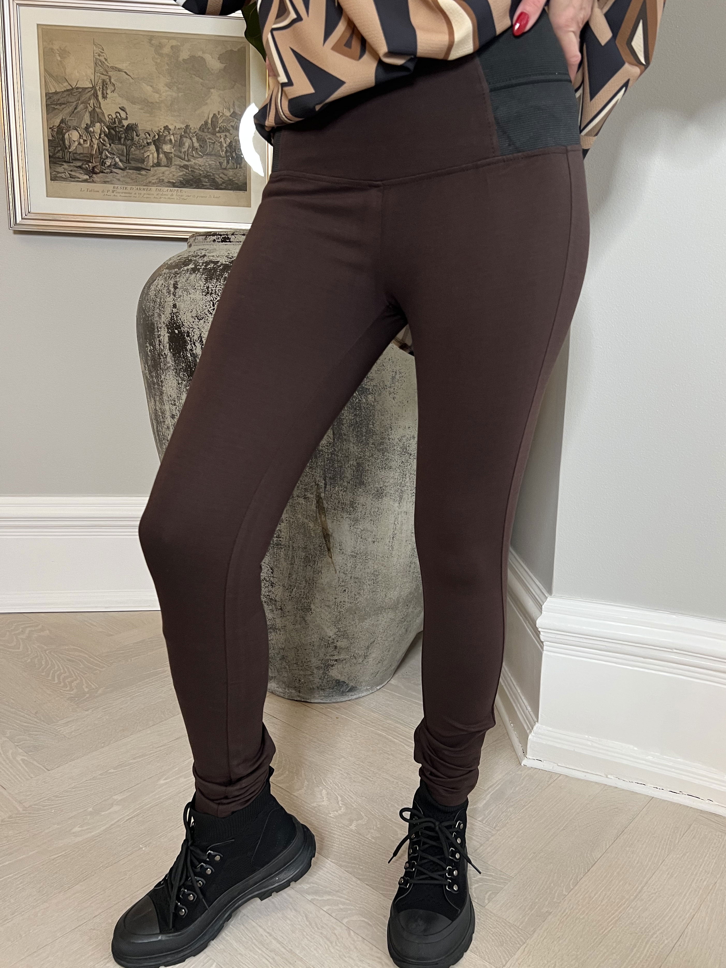 Shape up pants - Leggings med elastik i livet