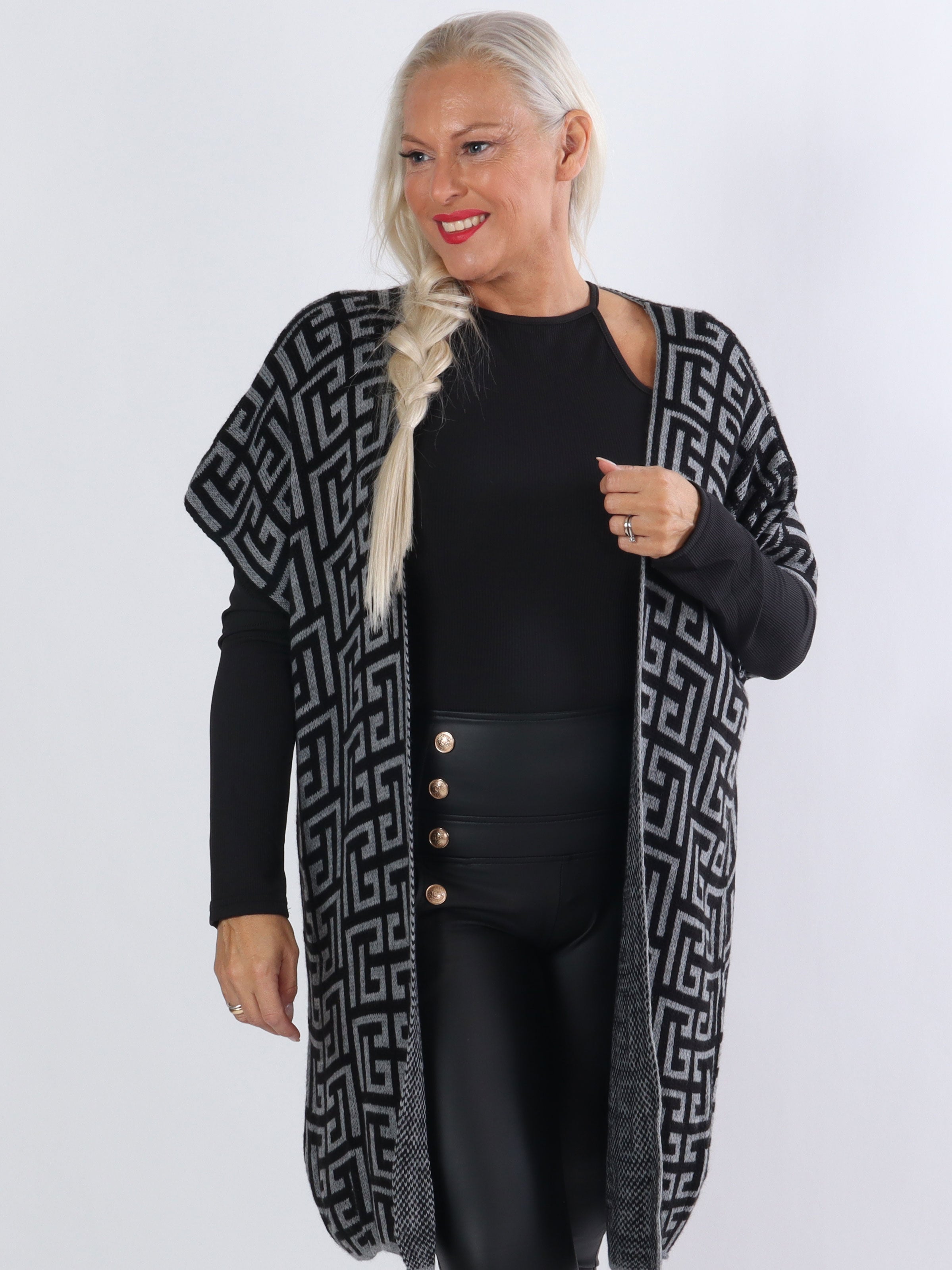 Tilly Pattern - Plus size cardigan uden ærmer