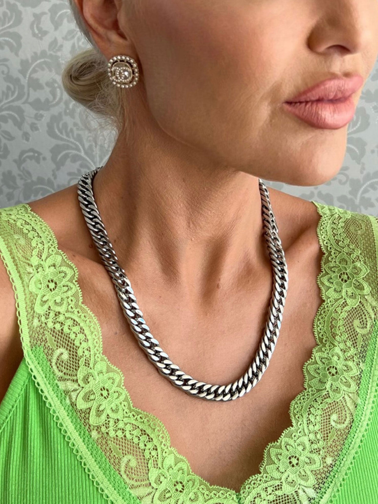 Amaka - Sølv panserkæde