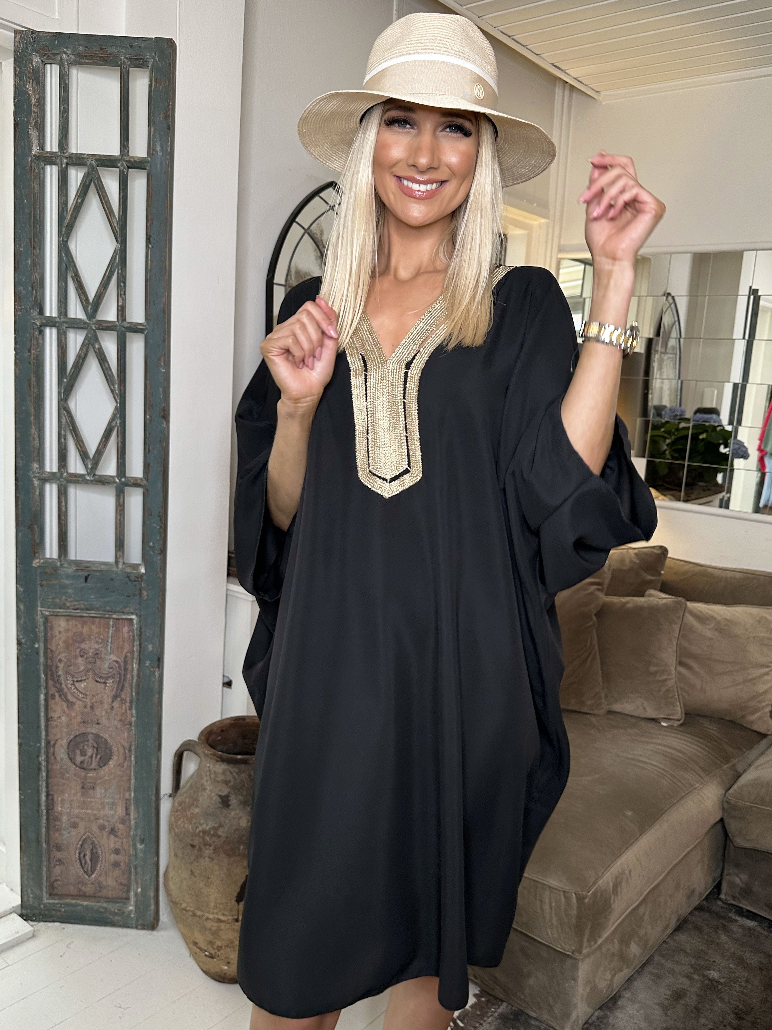 Viola - Tunika med guld udskæring