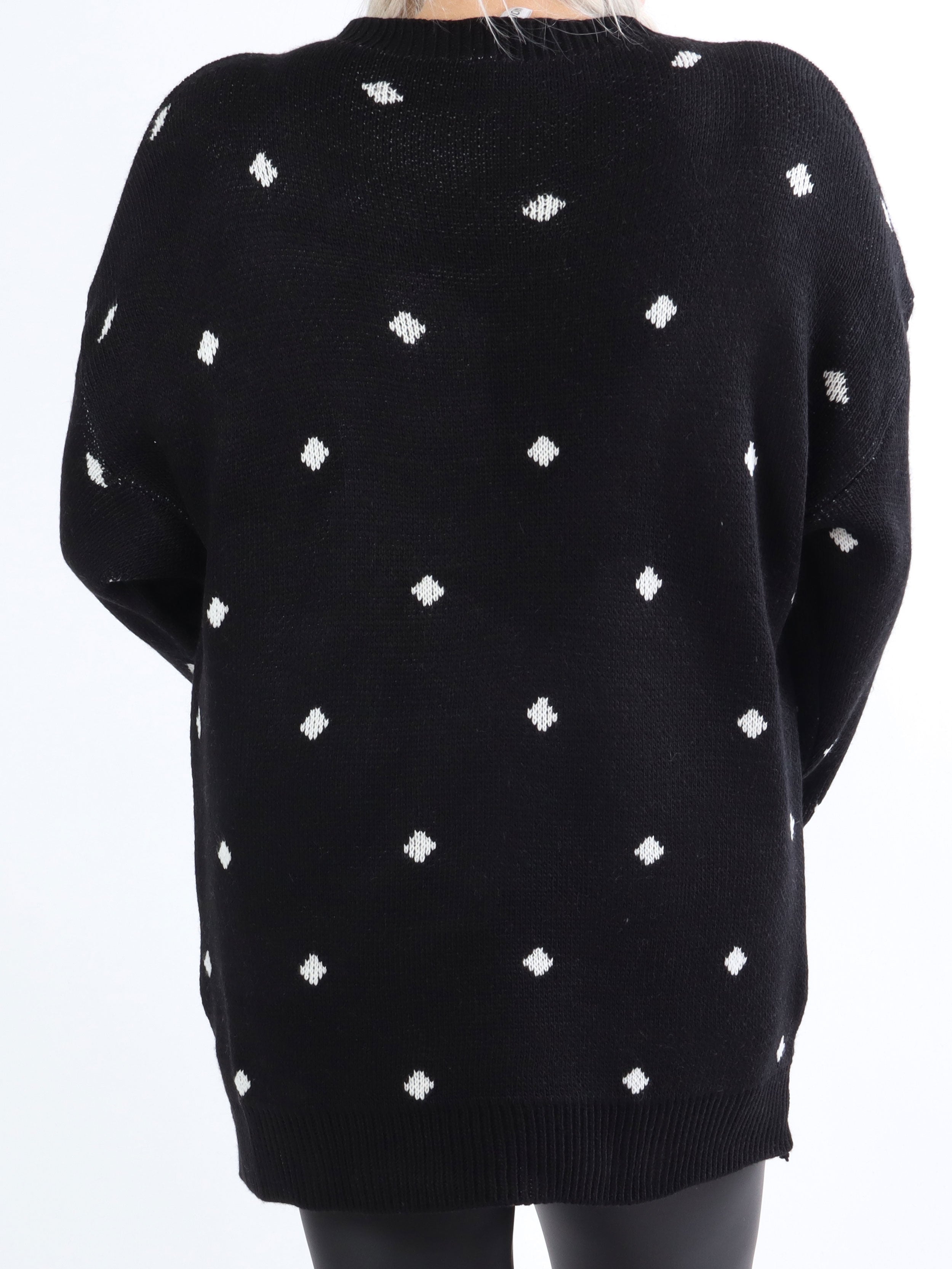 Rudolf - Sød plus size julestrik med rensdyr