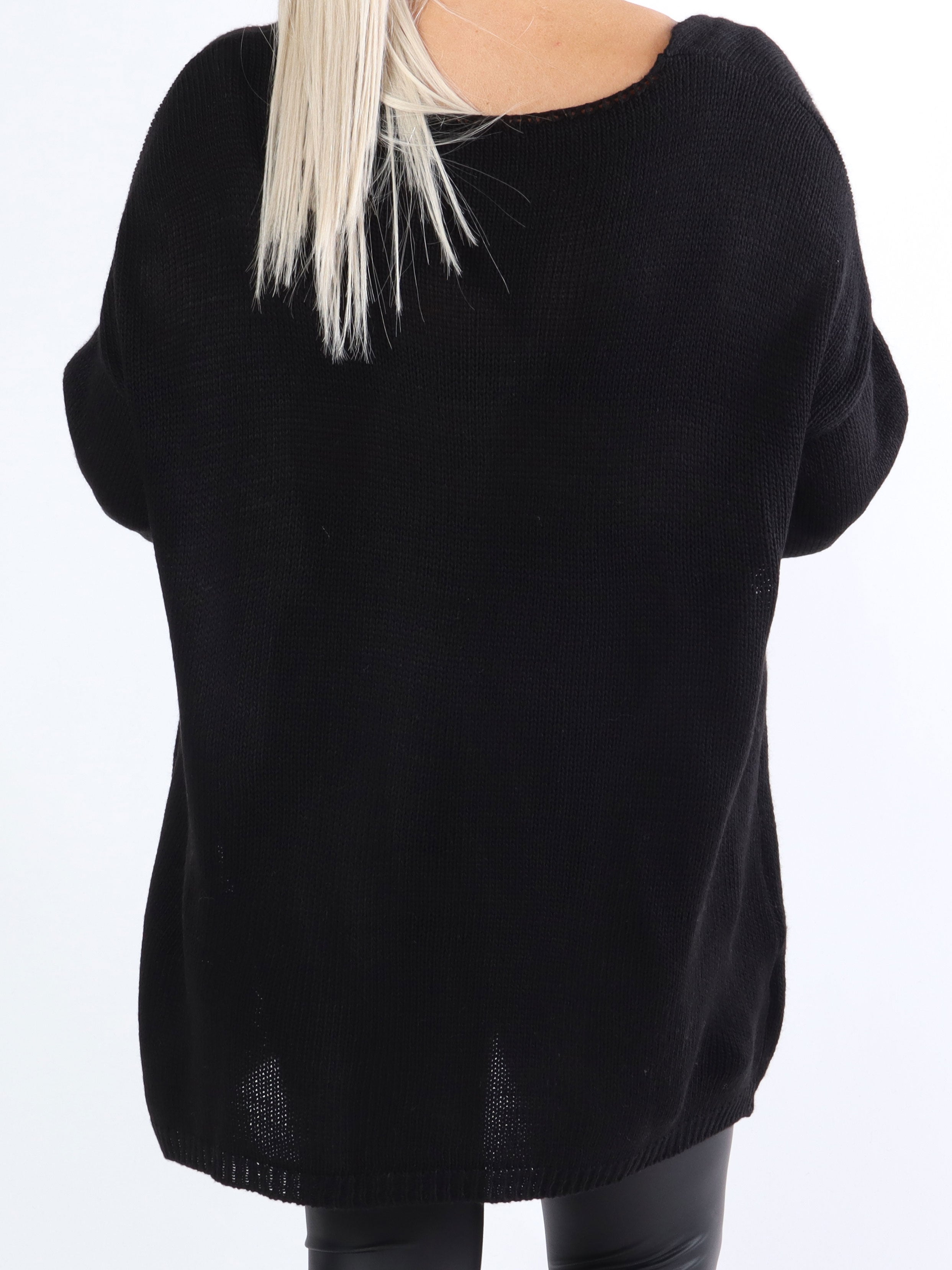 Mickey - Plus size strik med motiv