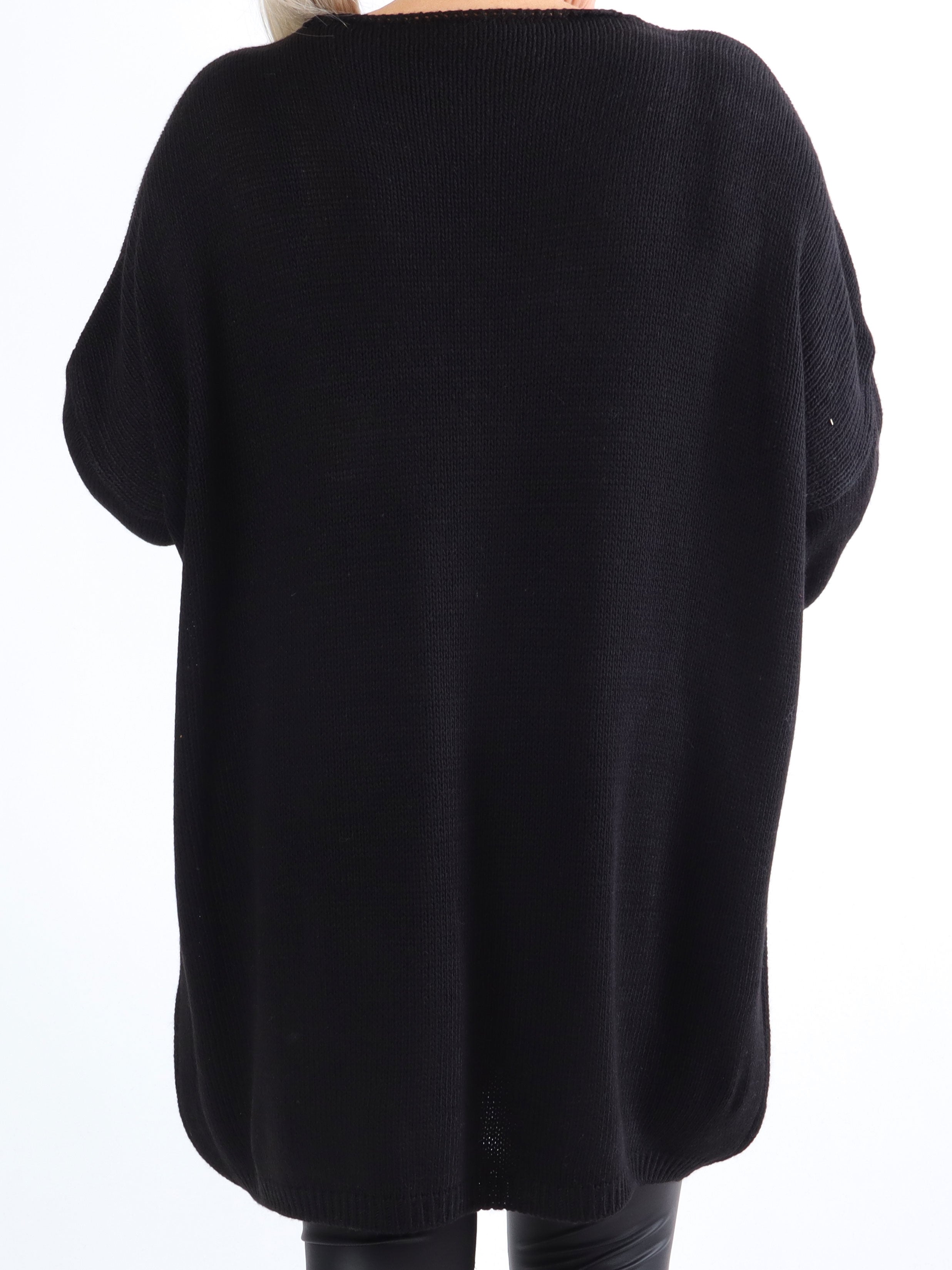 Camille - Sød Plus Size strik med stjerner