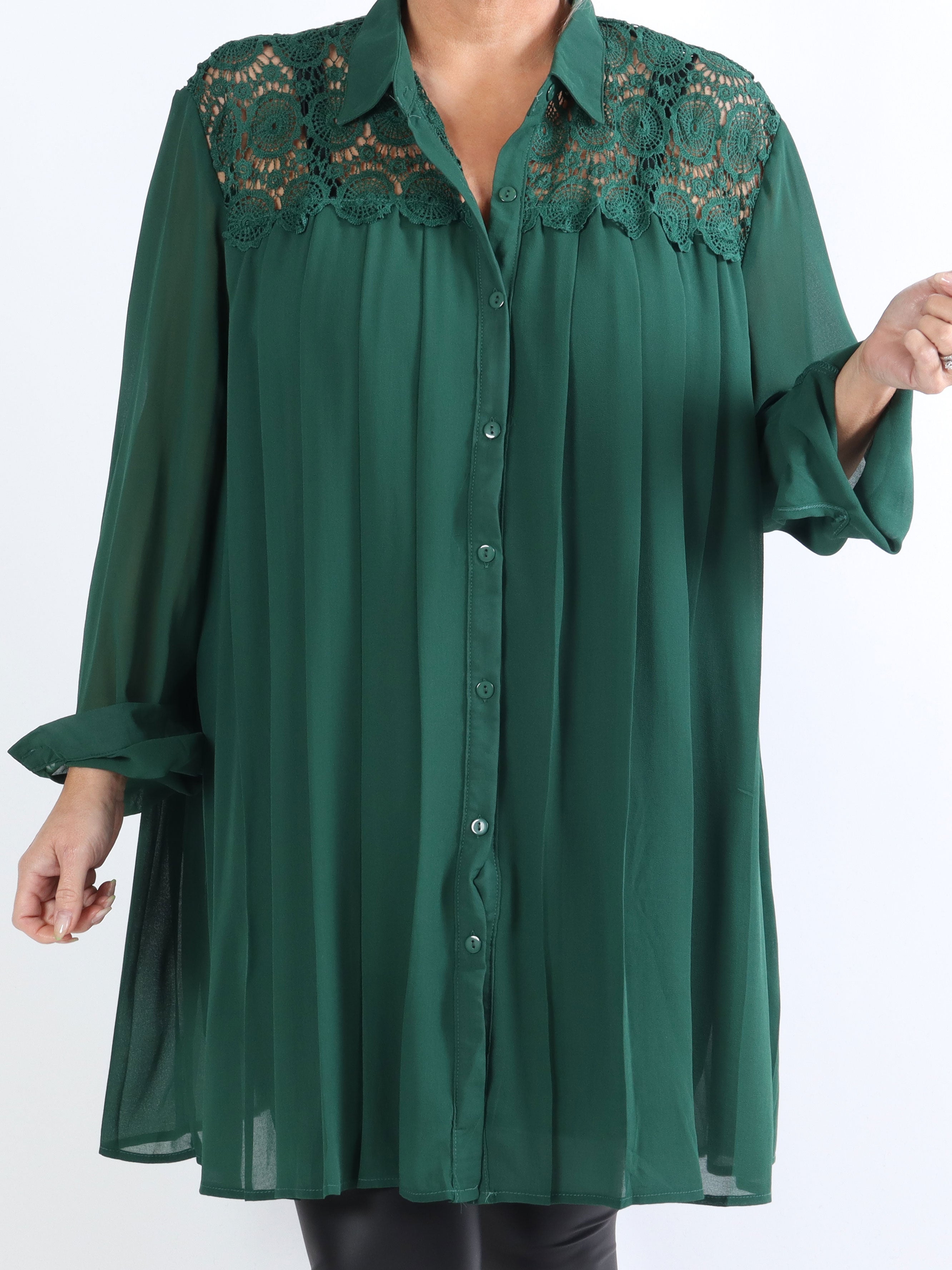 Veronika - Fineste tunika med plisseringer