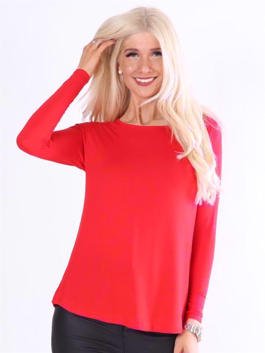 Otine - Langærmet basisbluse