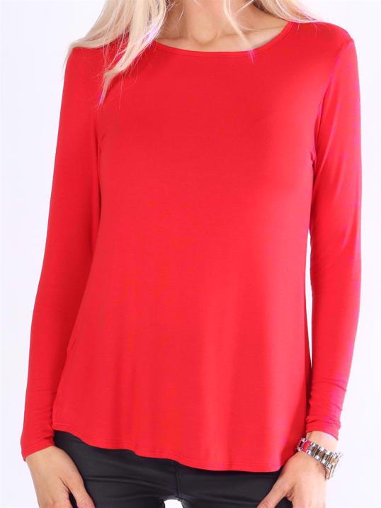 Otine - Langærmet basisbluse